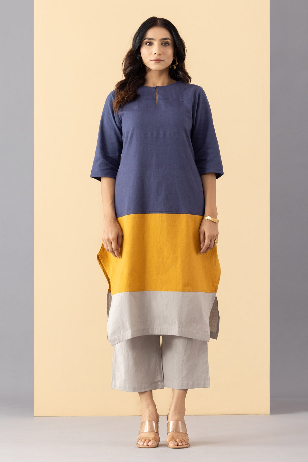 Buy Markkah Studio Multicolor A-Line Cotton Tunic for Women Online at ScrollnShops