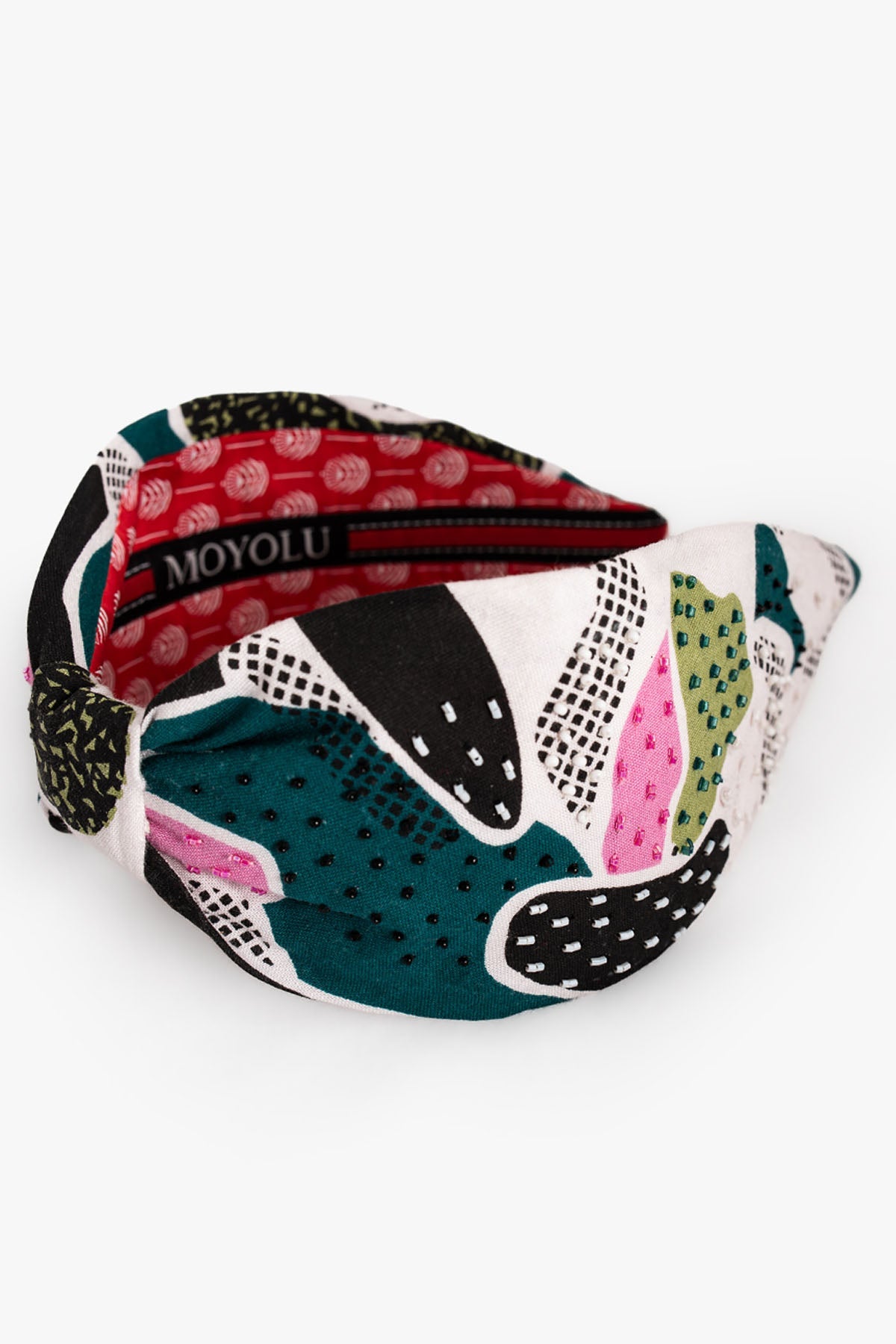 Moyolu Multicolor Abstract Headband Accessories online at ScrollnShops