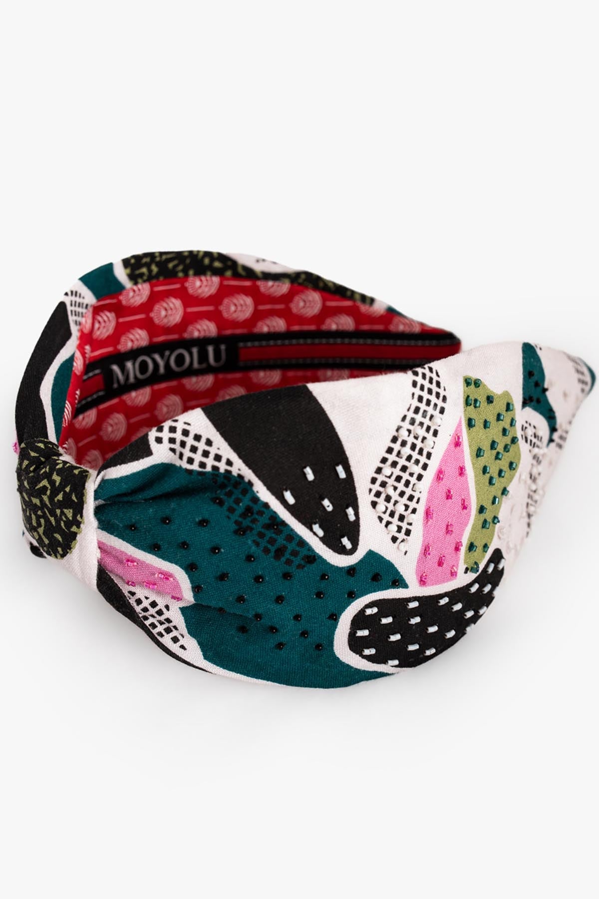 Moyolu Abstract Multicolor Headband for accessories online at ScrollnShops
