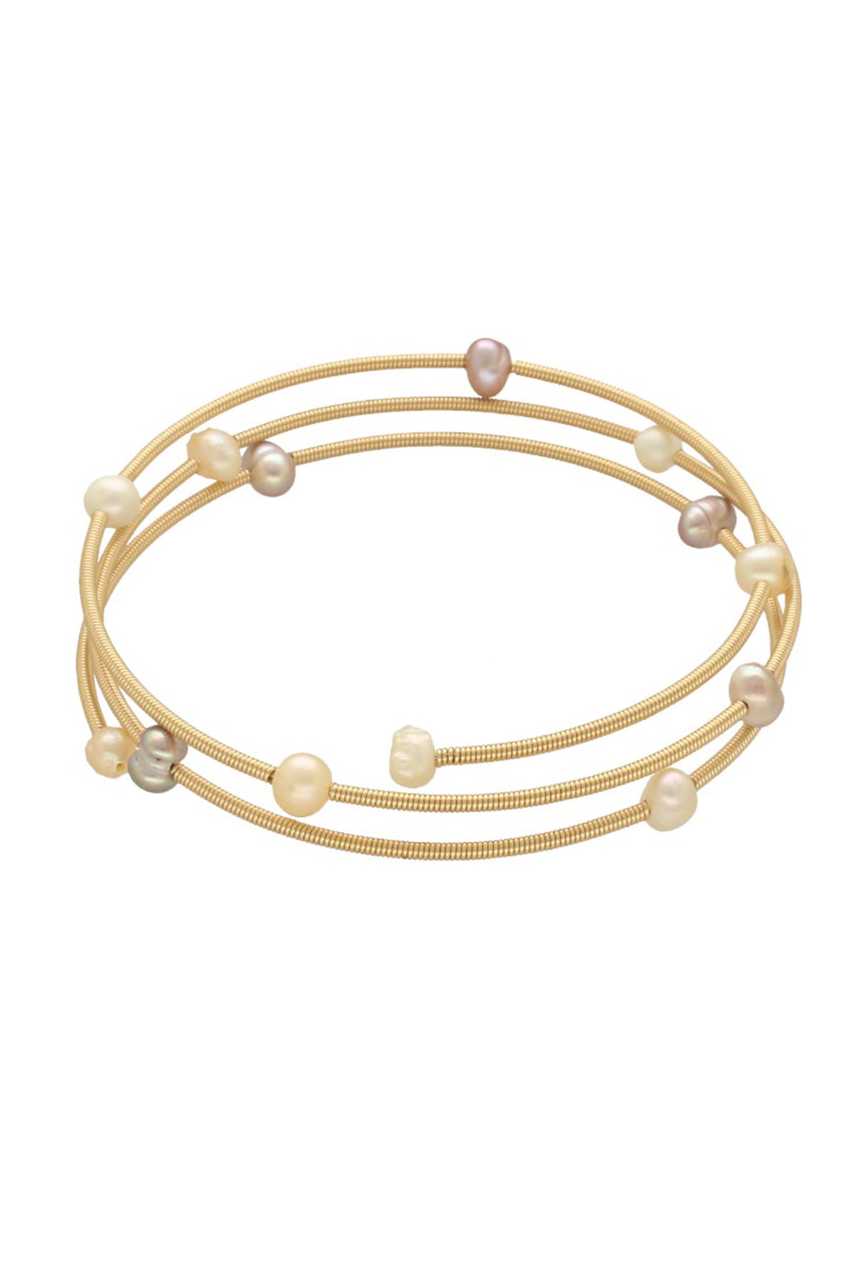 Multicolor Alloy Pearl Bracelet