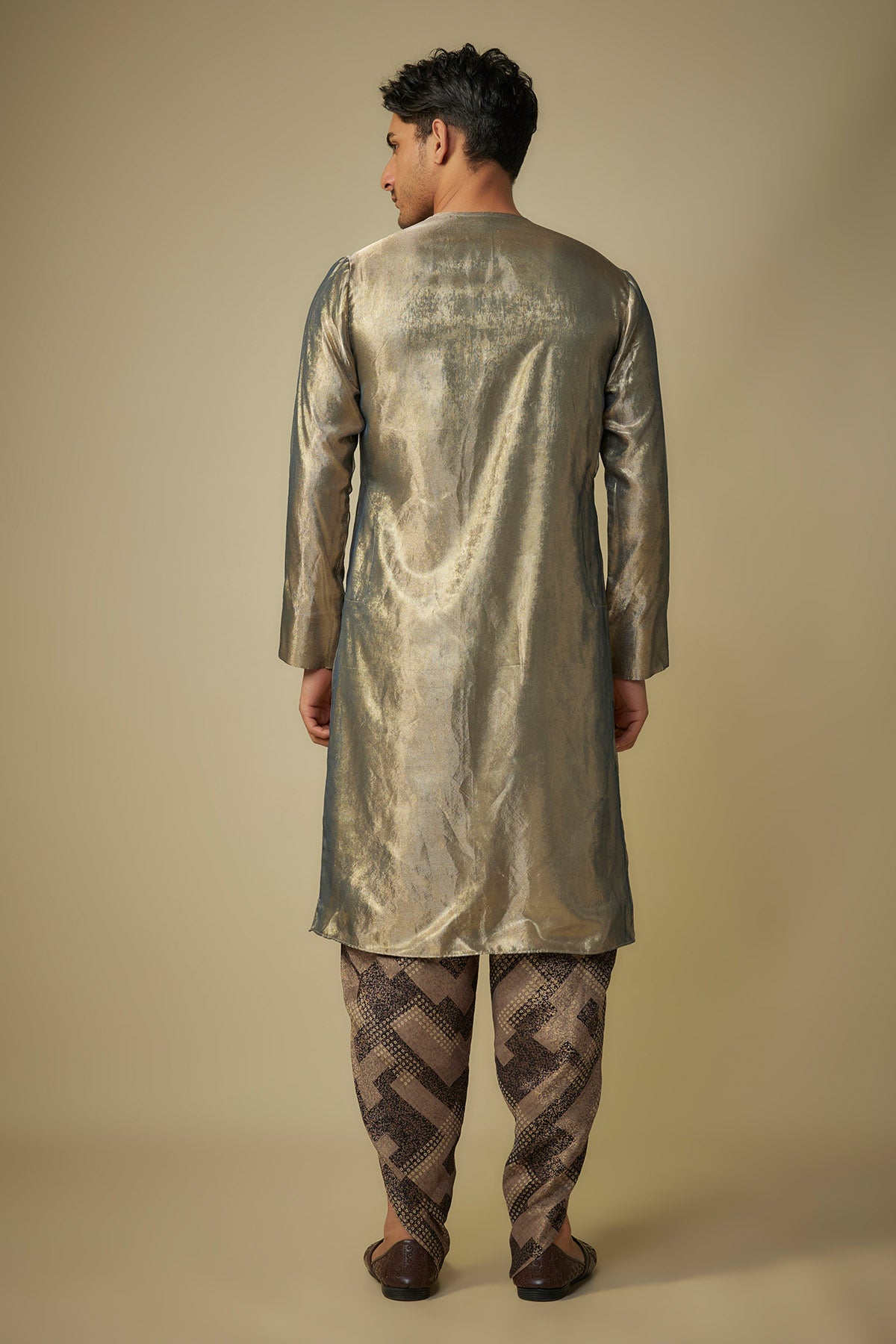 Multicolor Angrakha Kurta Set