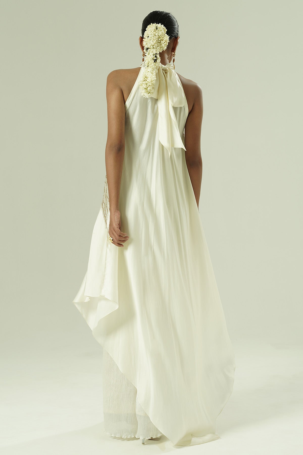 Multicolor Asymmetric Kurta Set