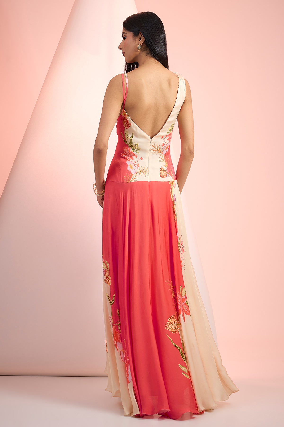 Asymmetrical Multicolor Dress