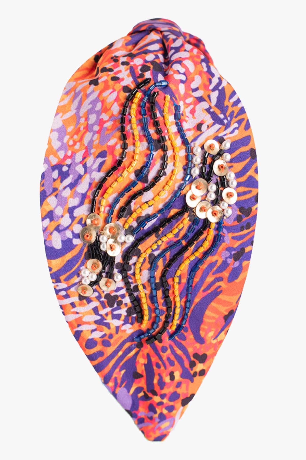 Multicolor Bead Work Headband