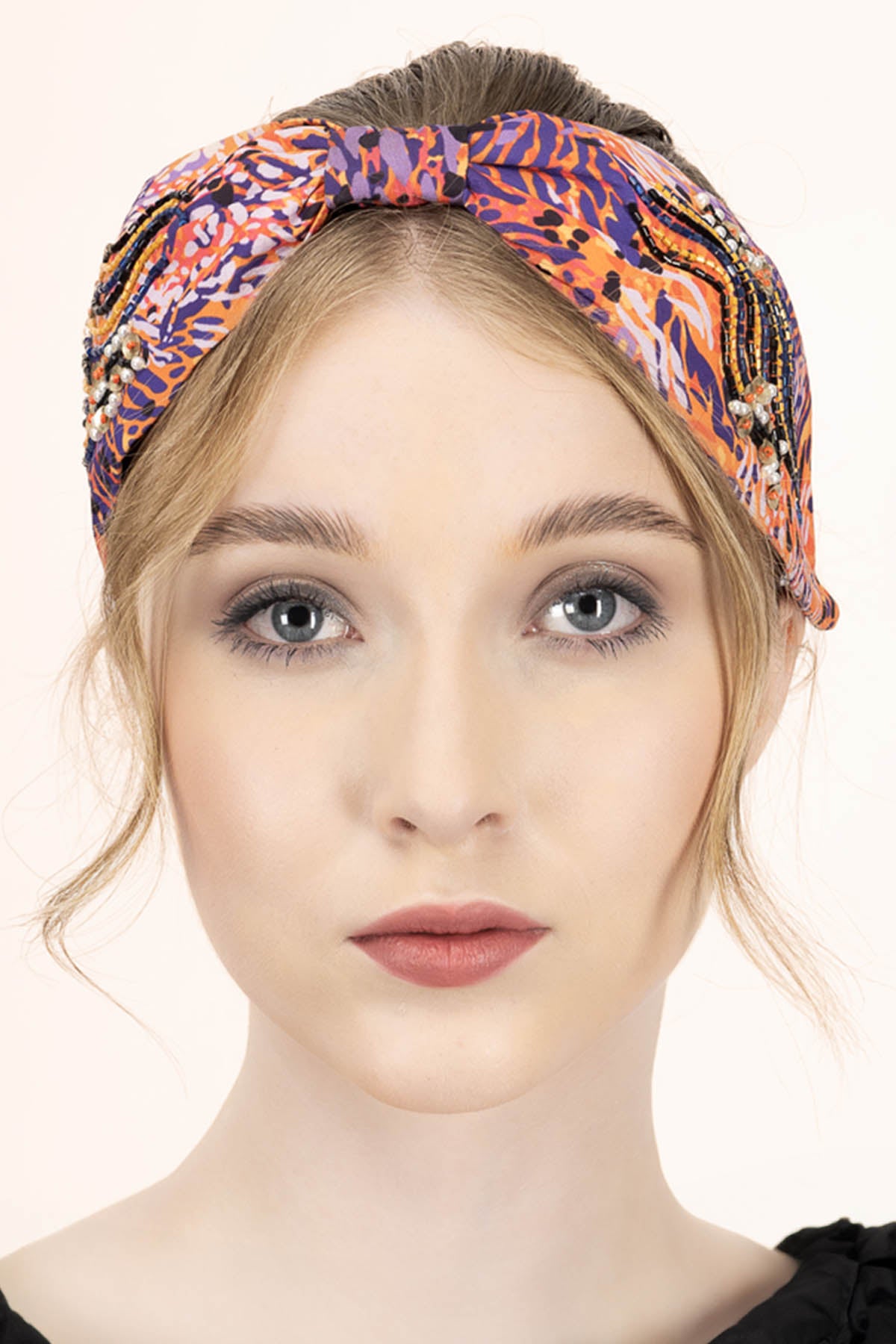 Multicolor Bead Work Headband