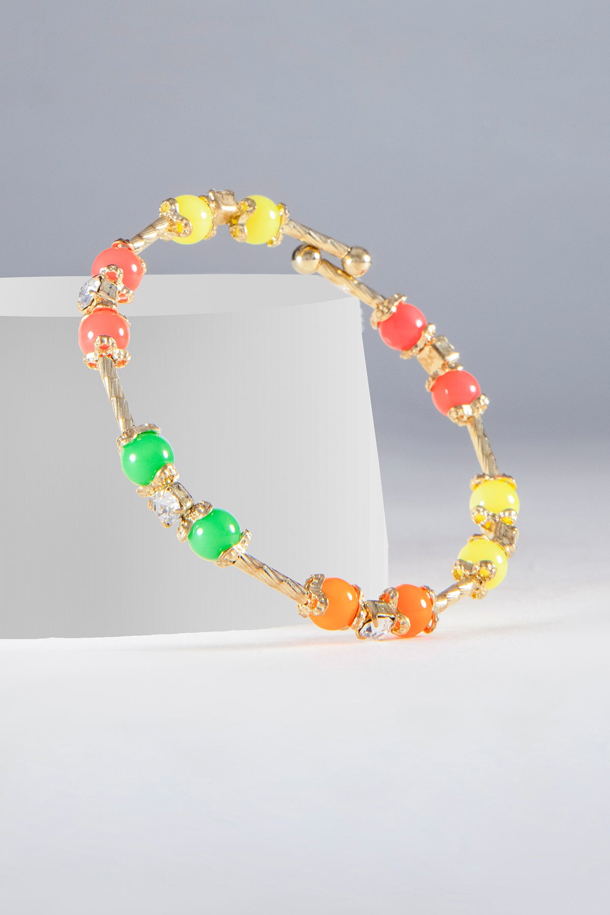 Multicolor Beads Studded Braclet