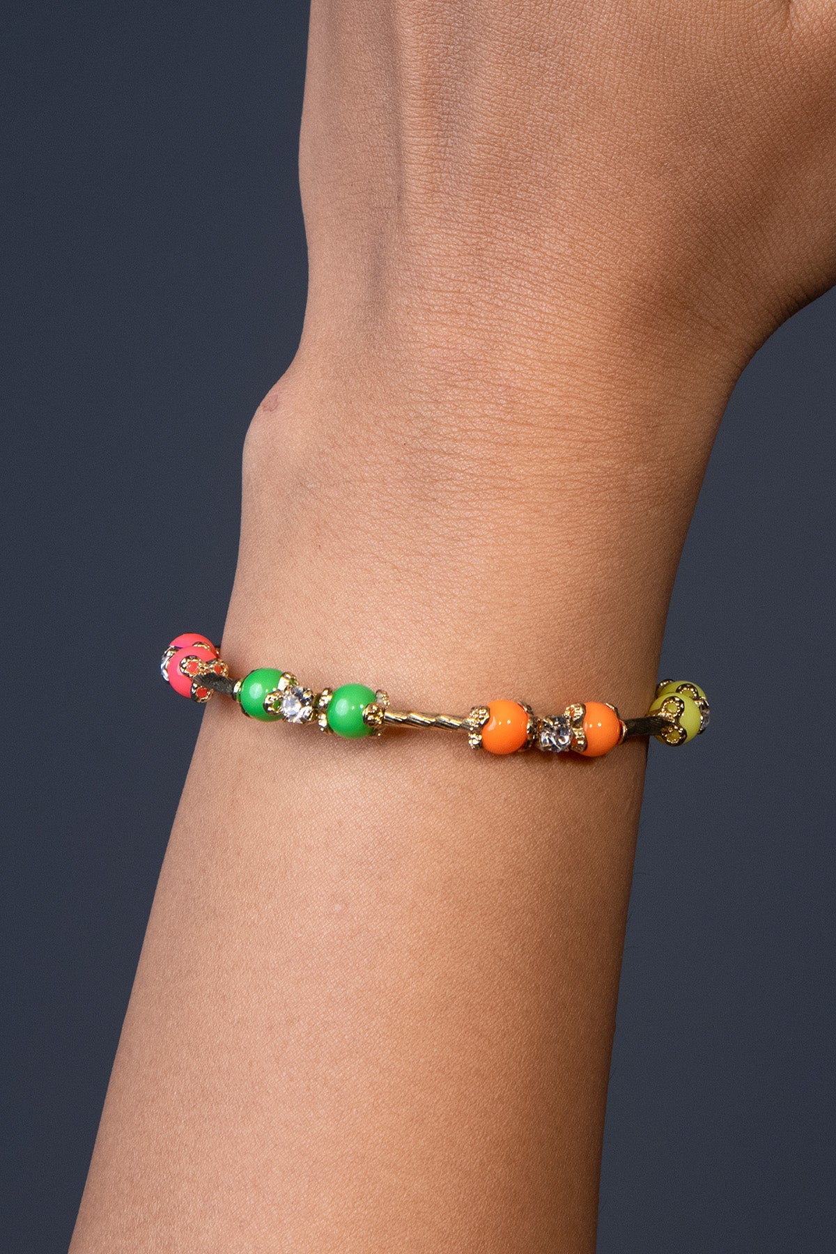 Buy Multicolor Beads Studded Braclet by Beauty Spot Jewellery for Women online at ScrollnShops