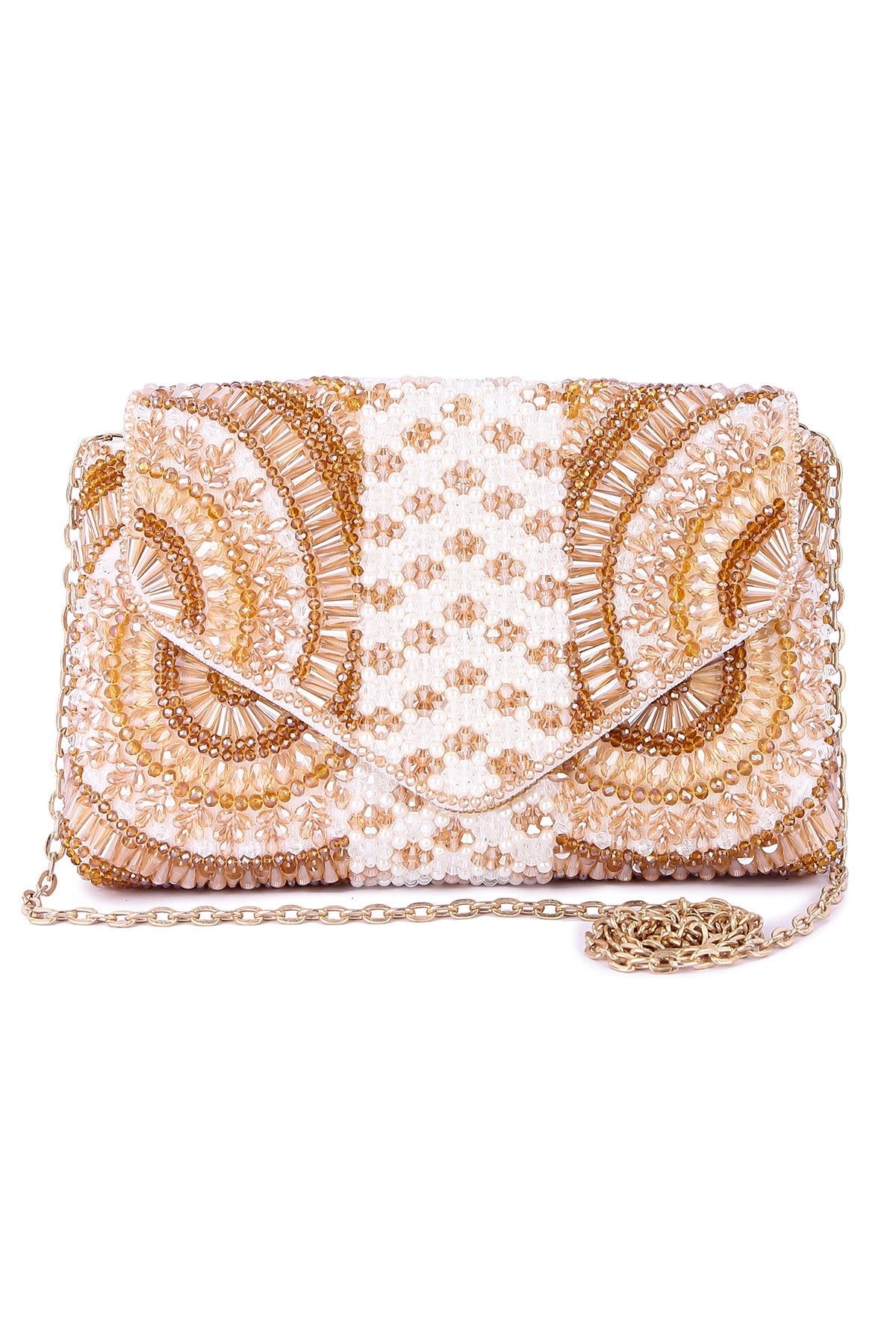 Buy Multicolor Beads Work Clutch for women by the Purple sack online available at scrollnshops