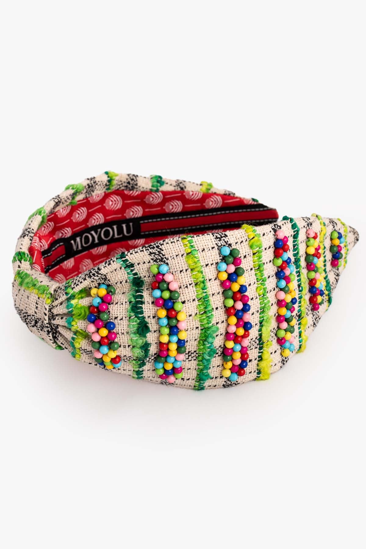 Moyolu Multicolor Beads Work Headband for accessories online at ScrollnShops