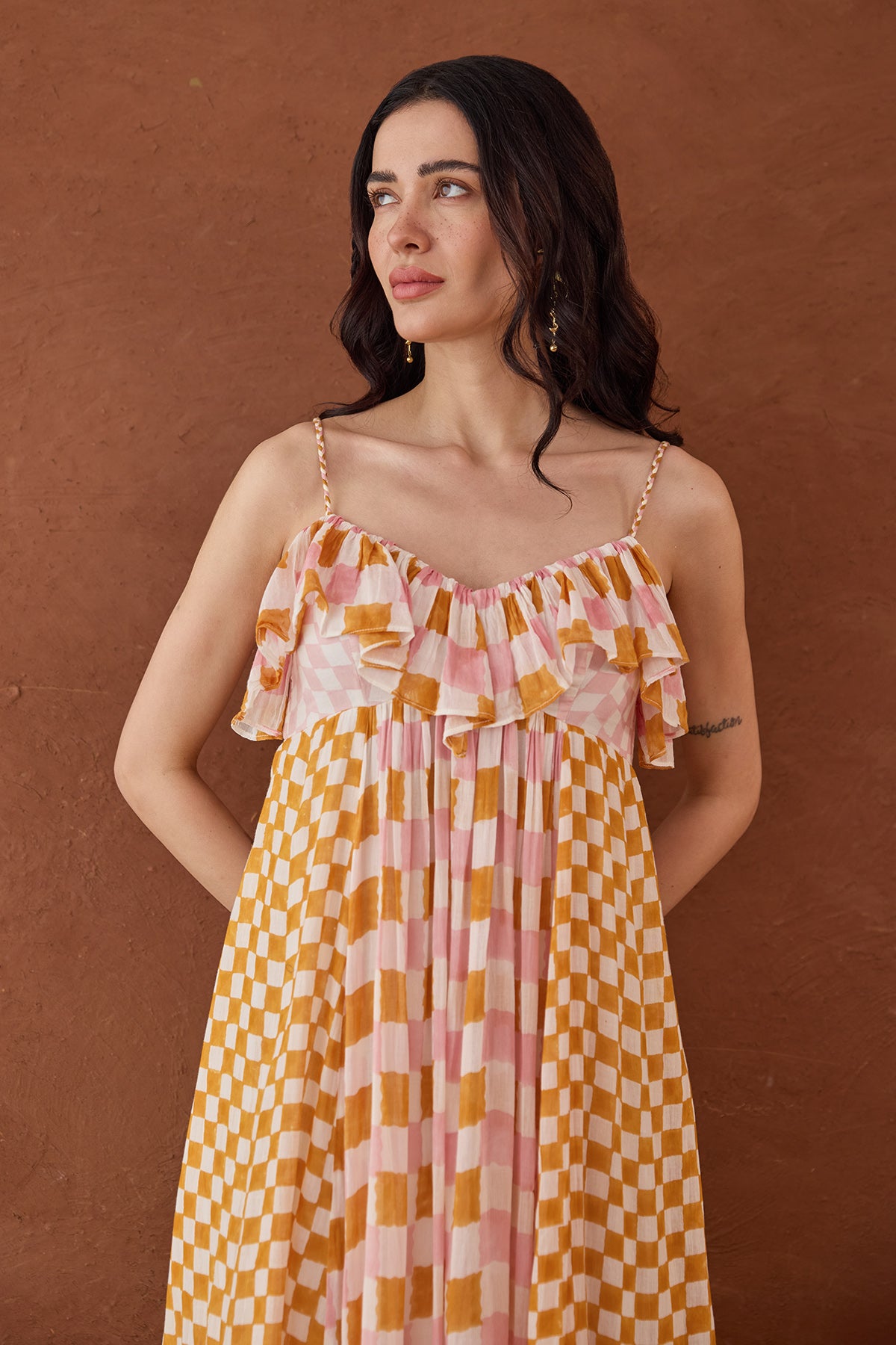 Multicolor Block Printed Dress