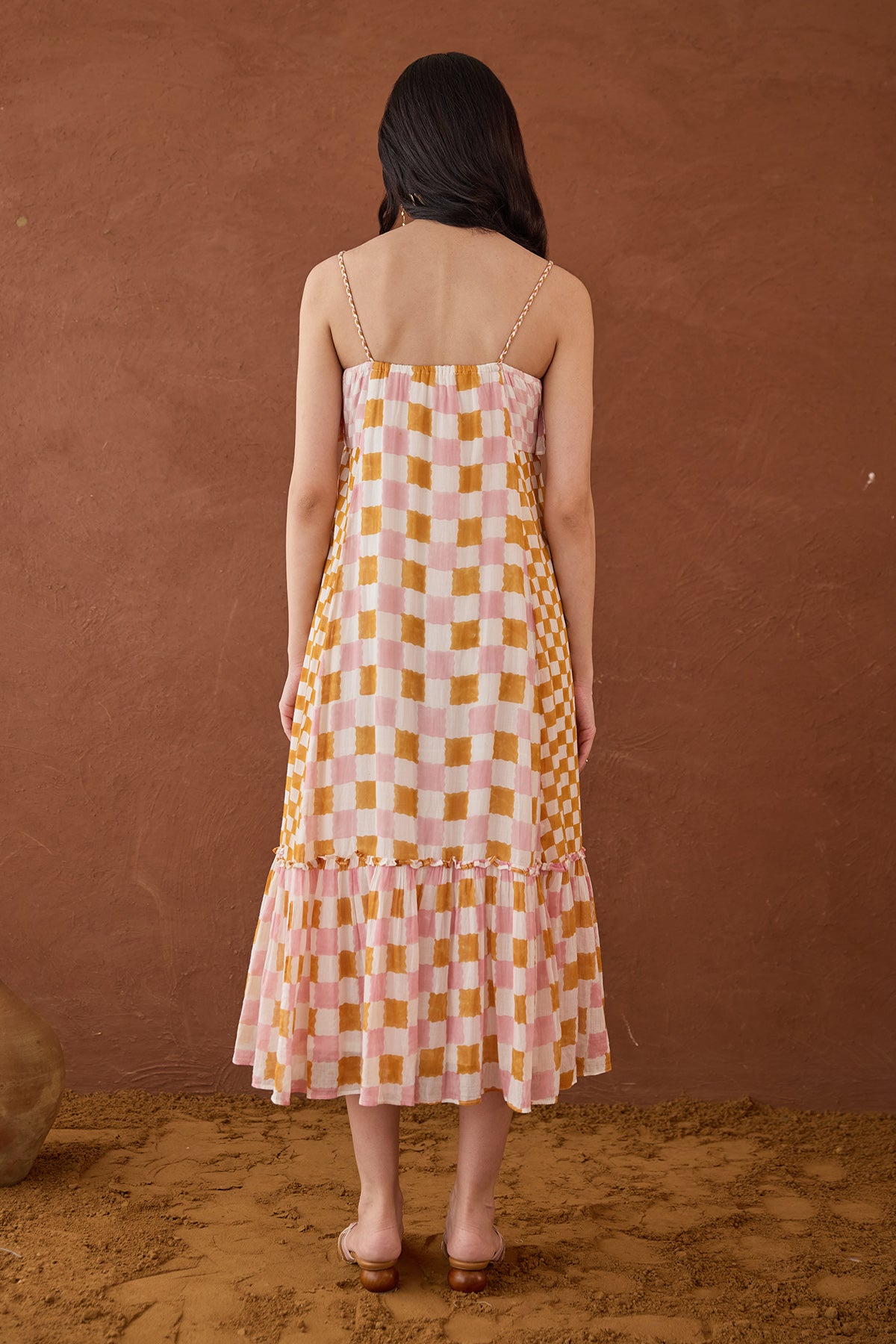 Multicolor Block Printed Dress