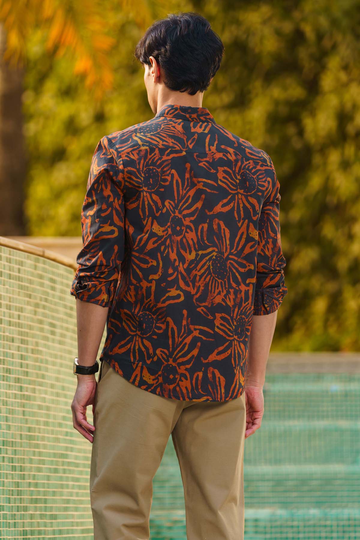 Multicolor Cambric Print Shirt