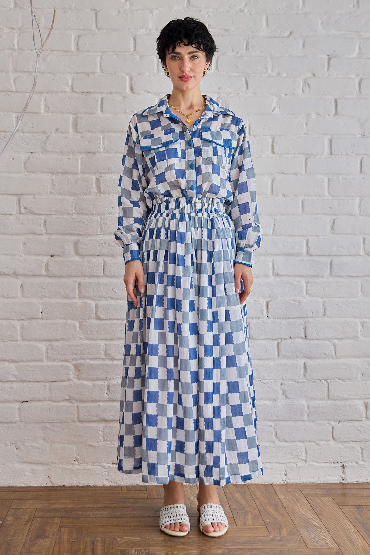 Multicolor Checks Printed Shirt