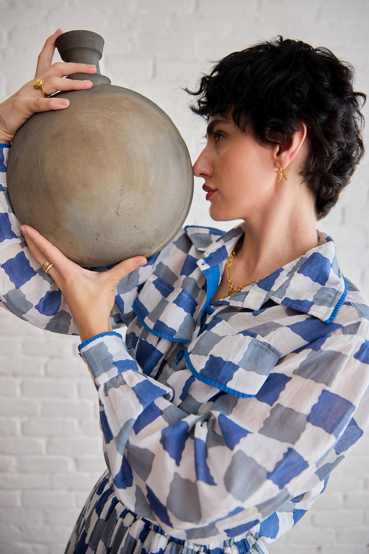 Multicolor Checks Printed Shirt