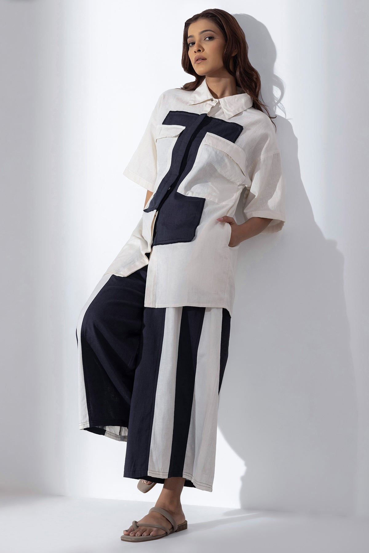 Buy Multicolor Cotton Co-ord Set by Markkah Studio for Women online at ScrollnShops