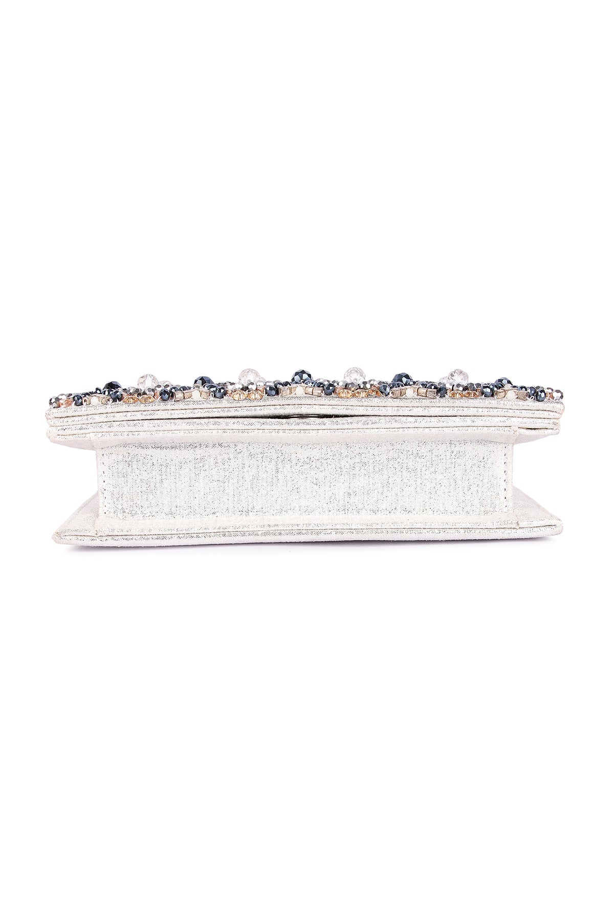 Multicolor Crystal Work Clutch