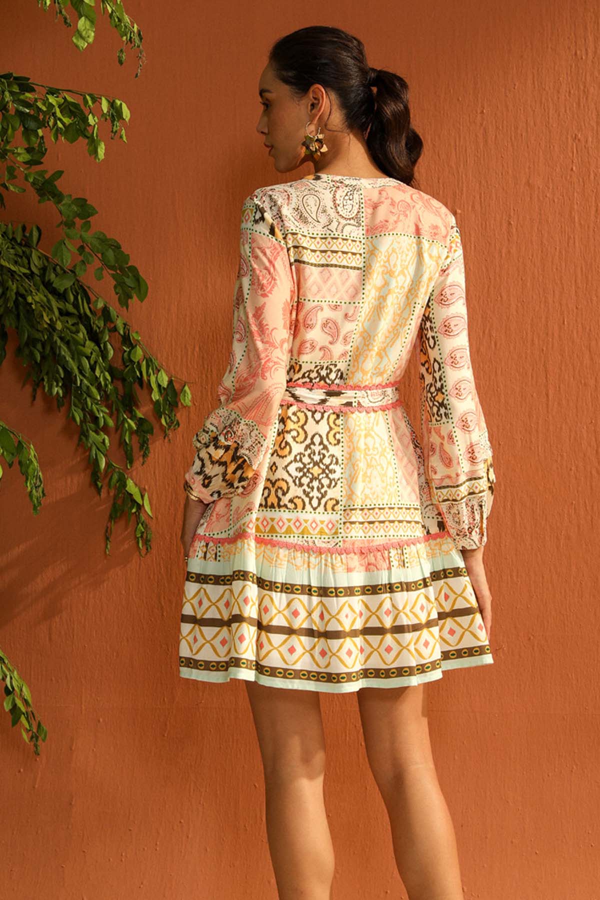 Multicolor Digital Print Dress