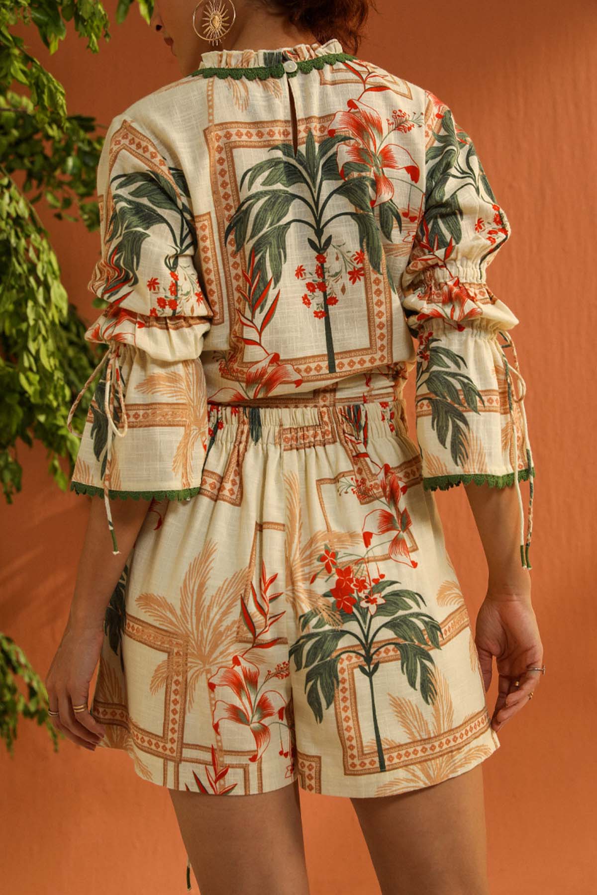 Multicolor Digital Print Skort