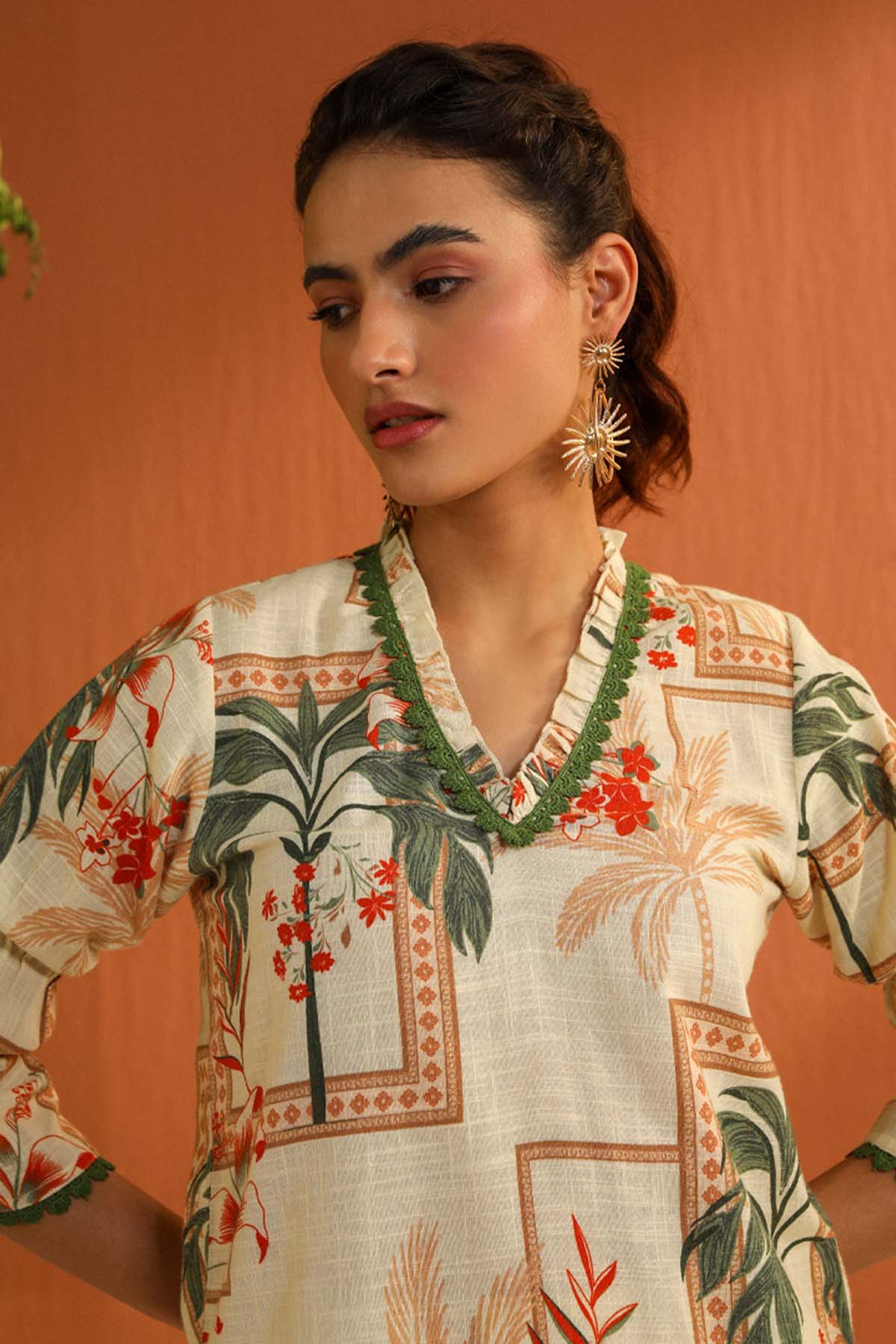 Multicolor Digital Print Top