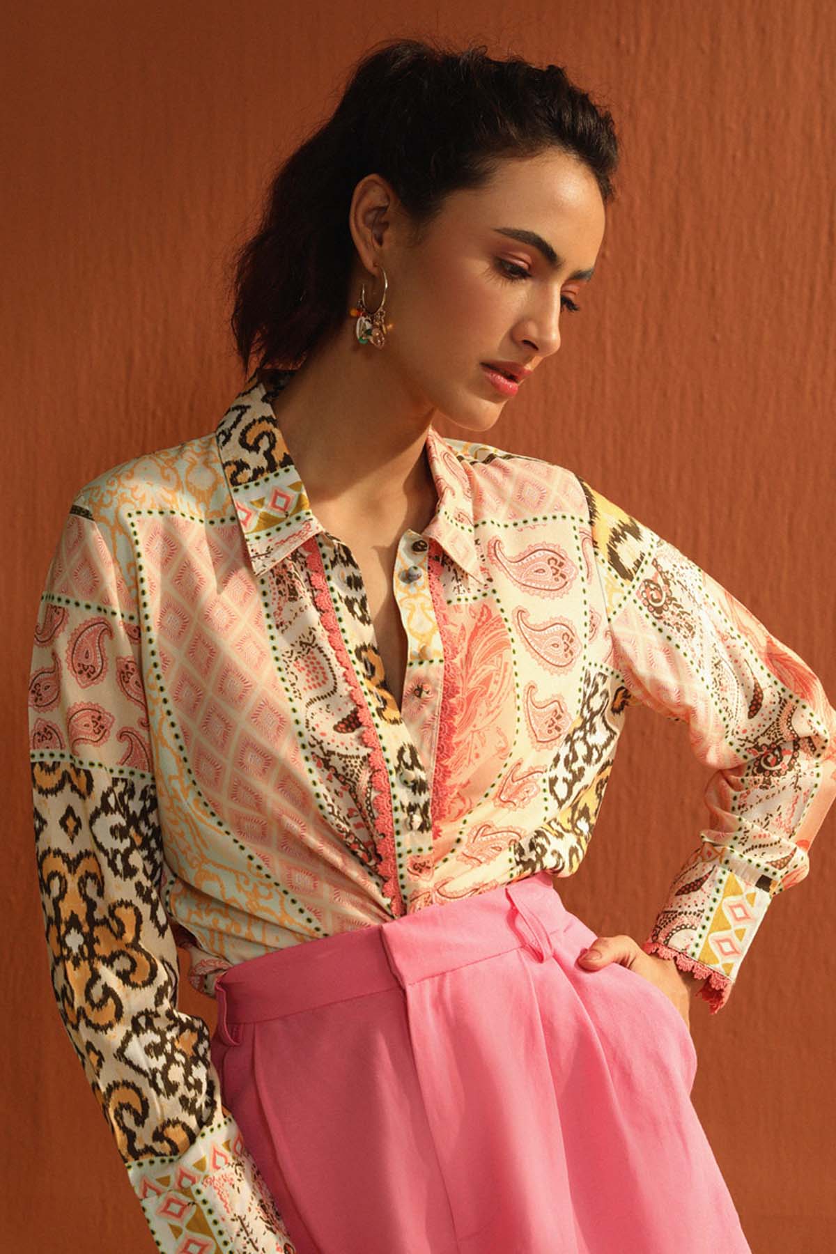 Multicolor Digital Printed Shirt