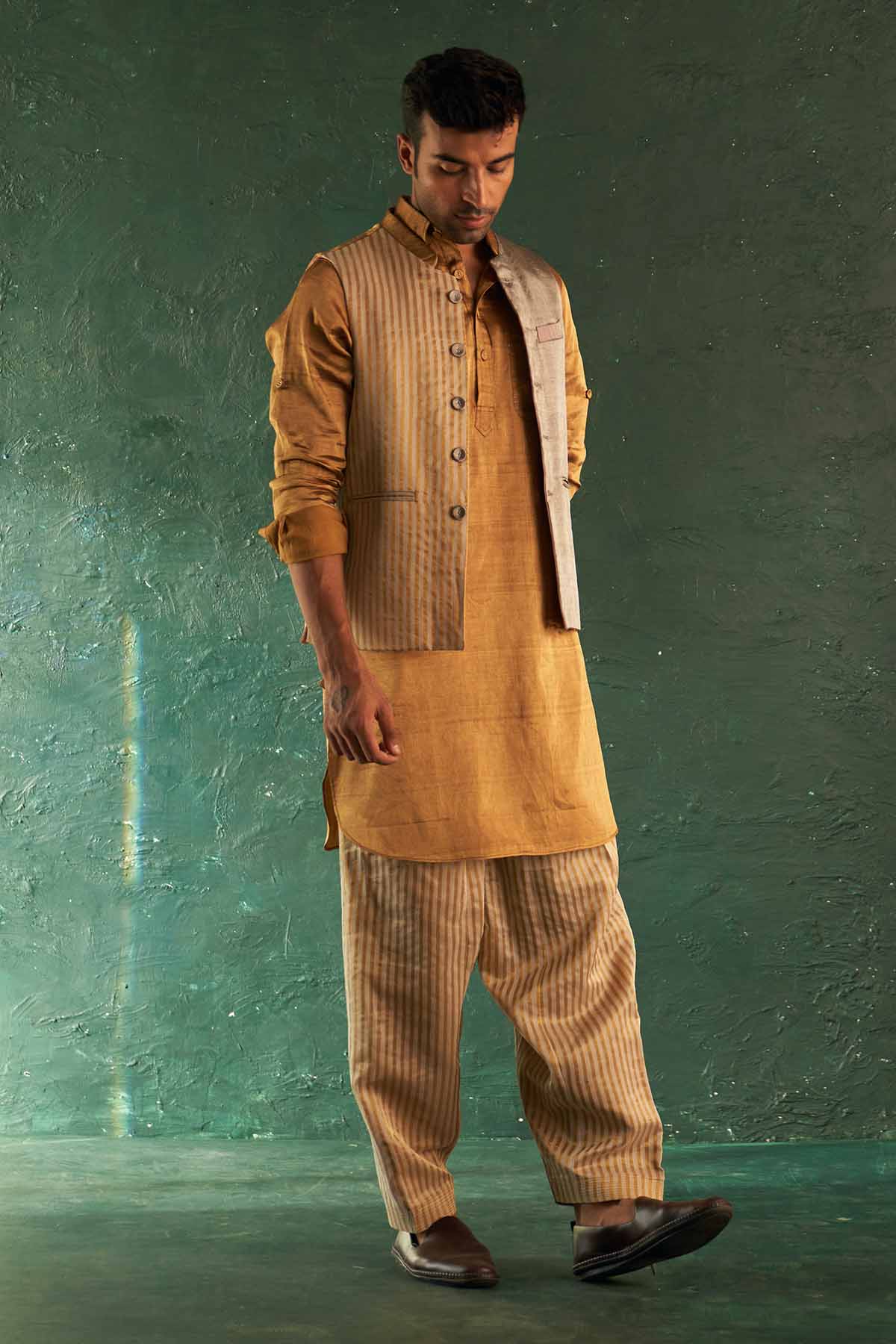 Buy Multicolor Dori work Jacket Set Online