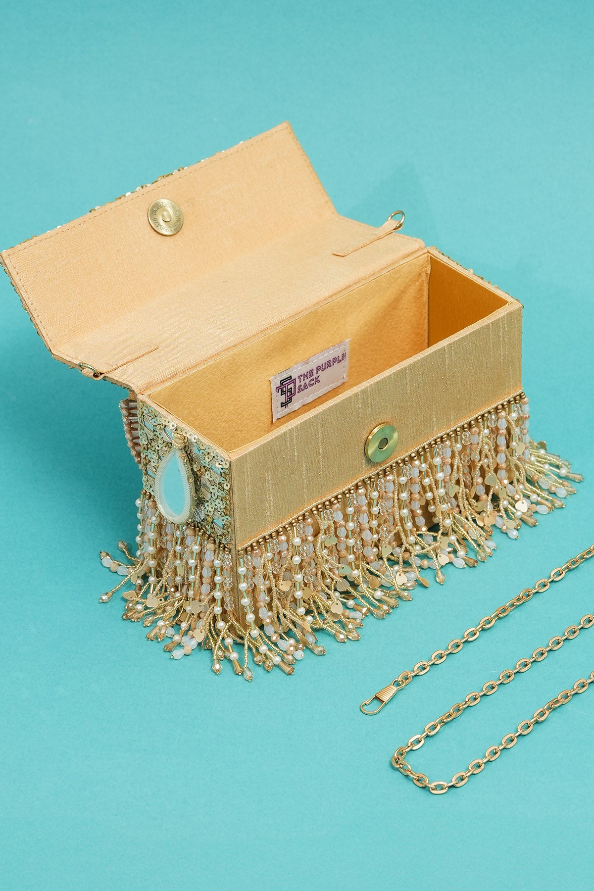 Multicolor Double Eye Clutch