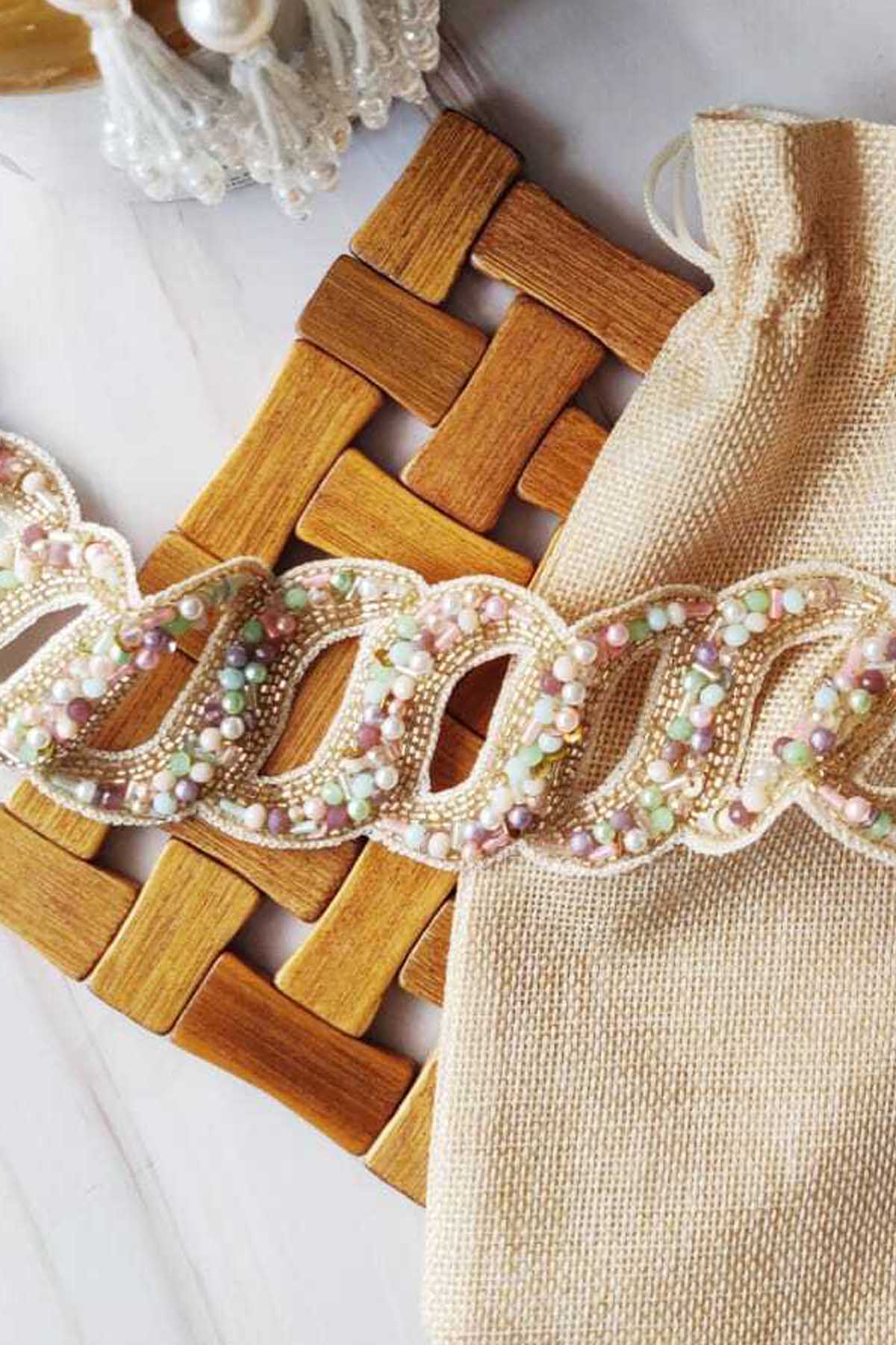 Multicolor Embellished Belt