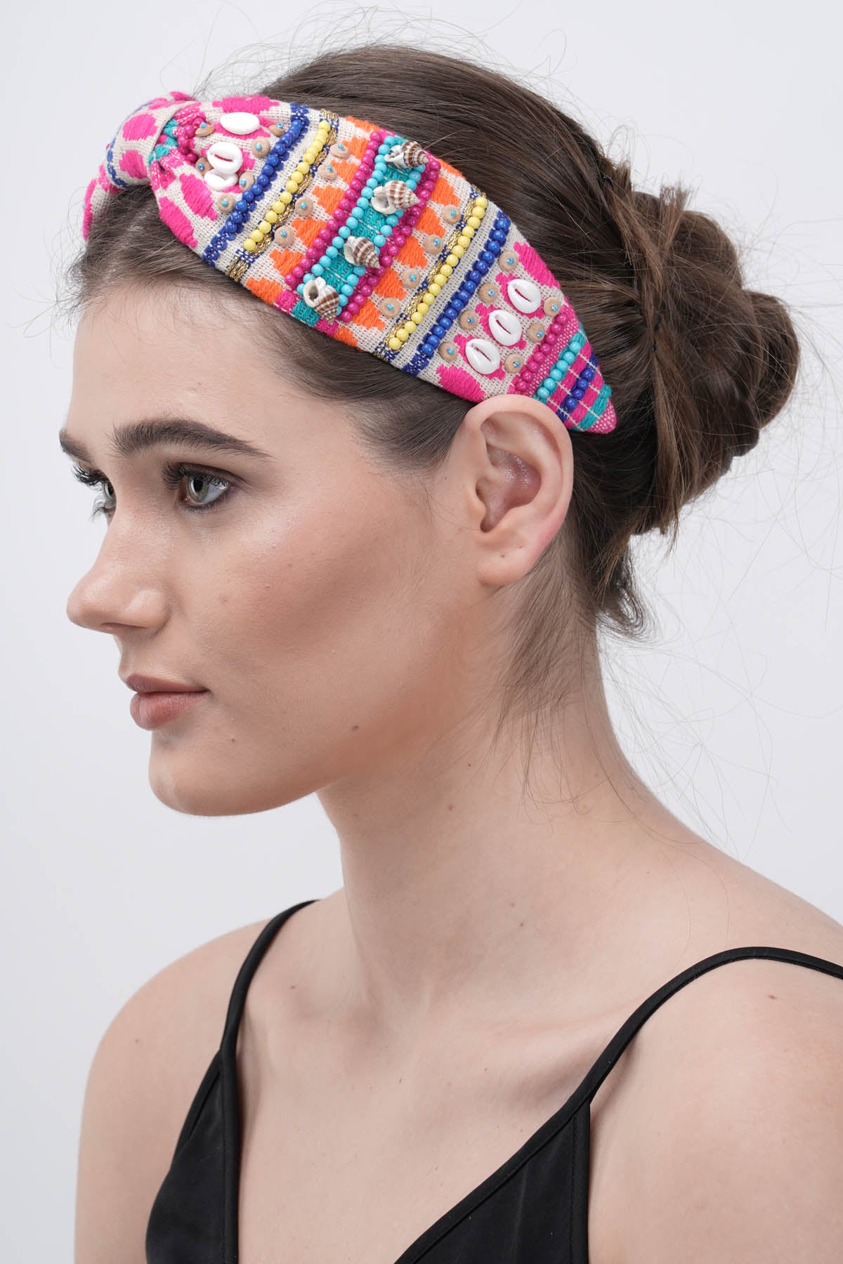 Multicolor Embellished Headband