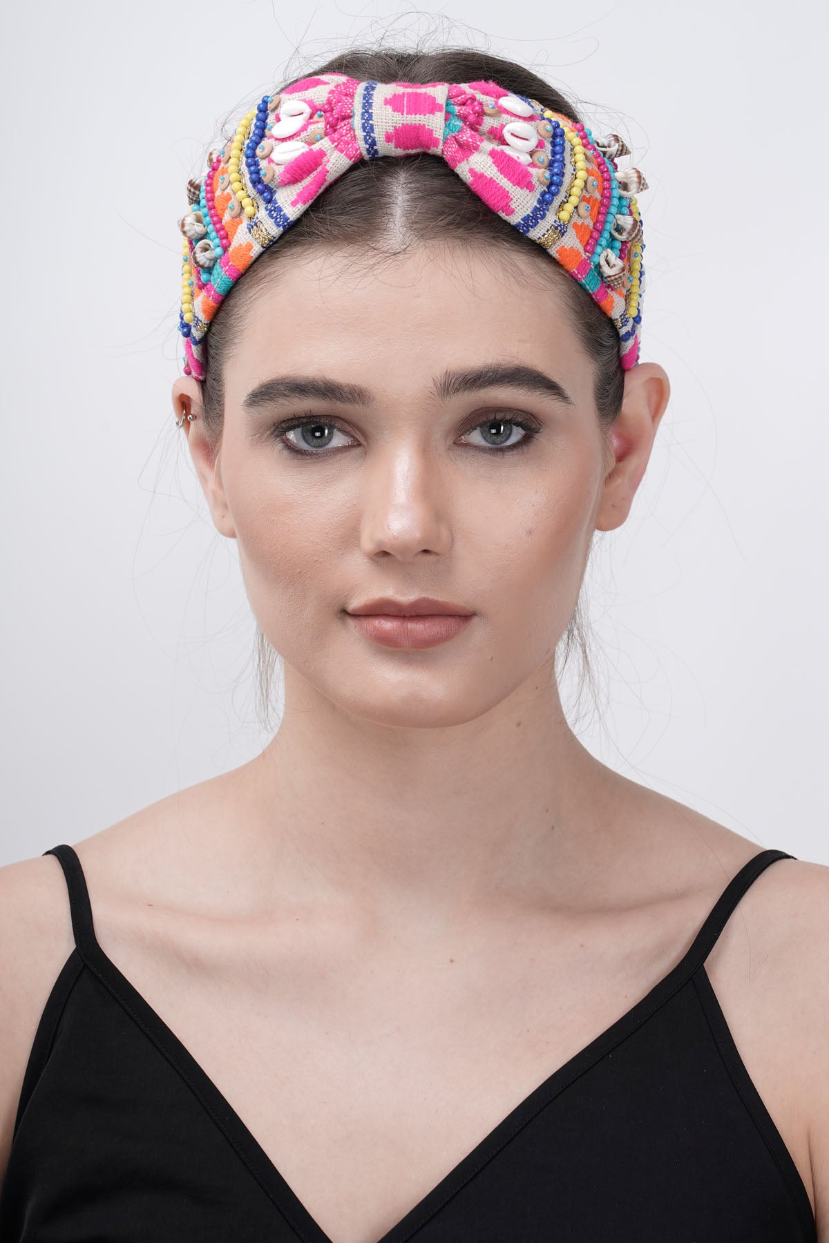 Multicolor Embellished Headband
