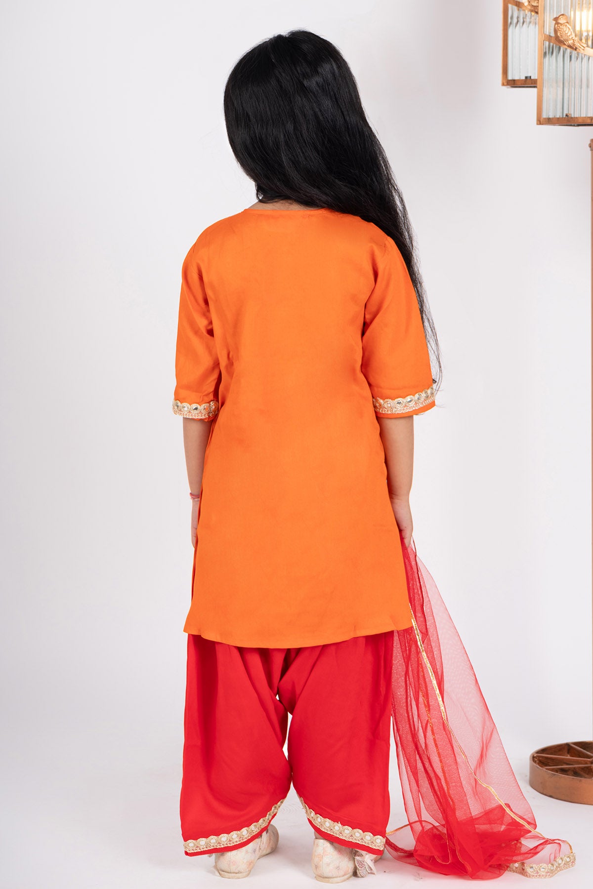 Multicolor Embellished Kurta Set