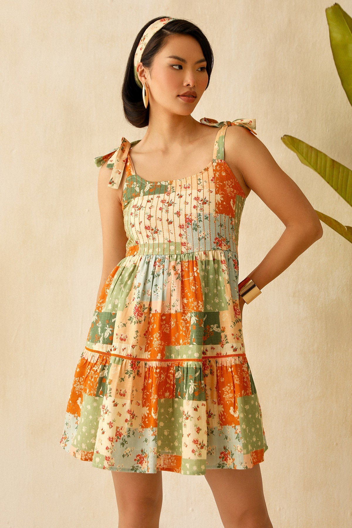 Buy Multicolor Embroidered Dress by Sewtable Clothing for Women online at ScrollnShops