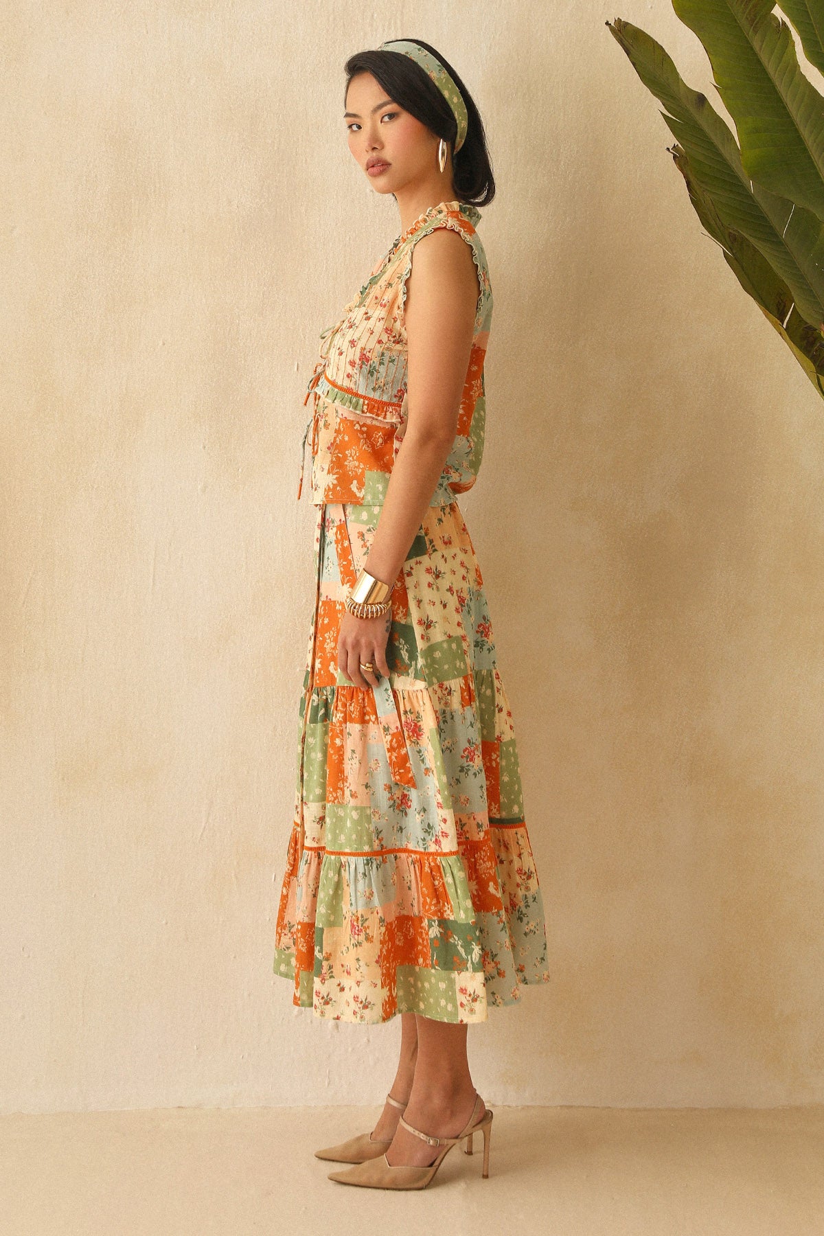 Multicolor Embroidered Skirt