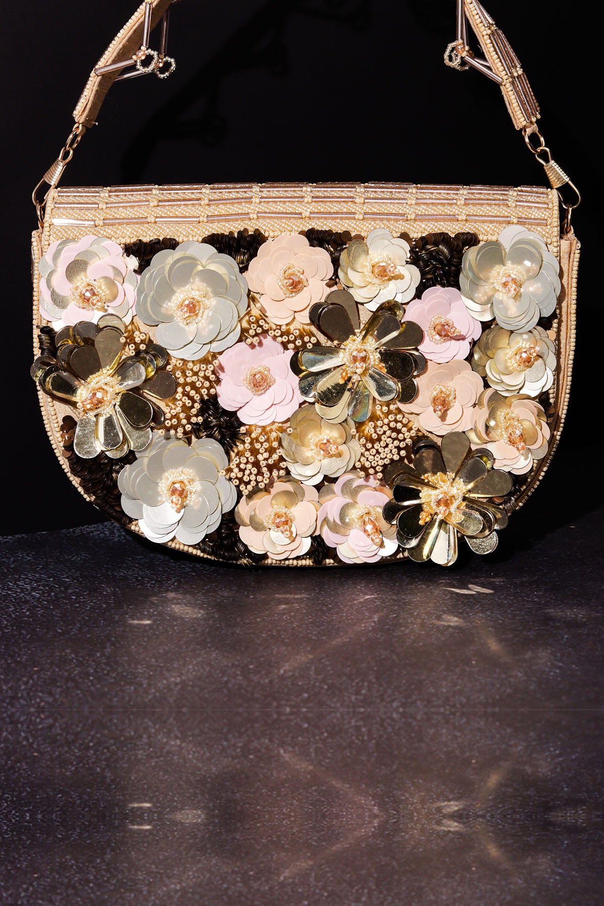Multicolor Floral Hand Clutch