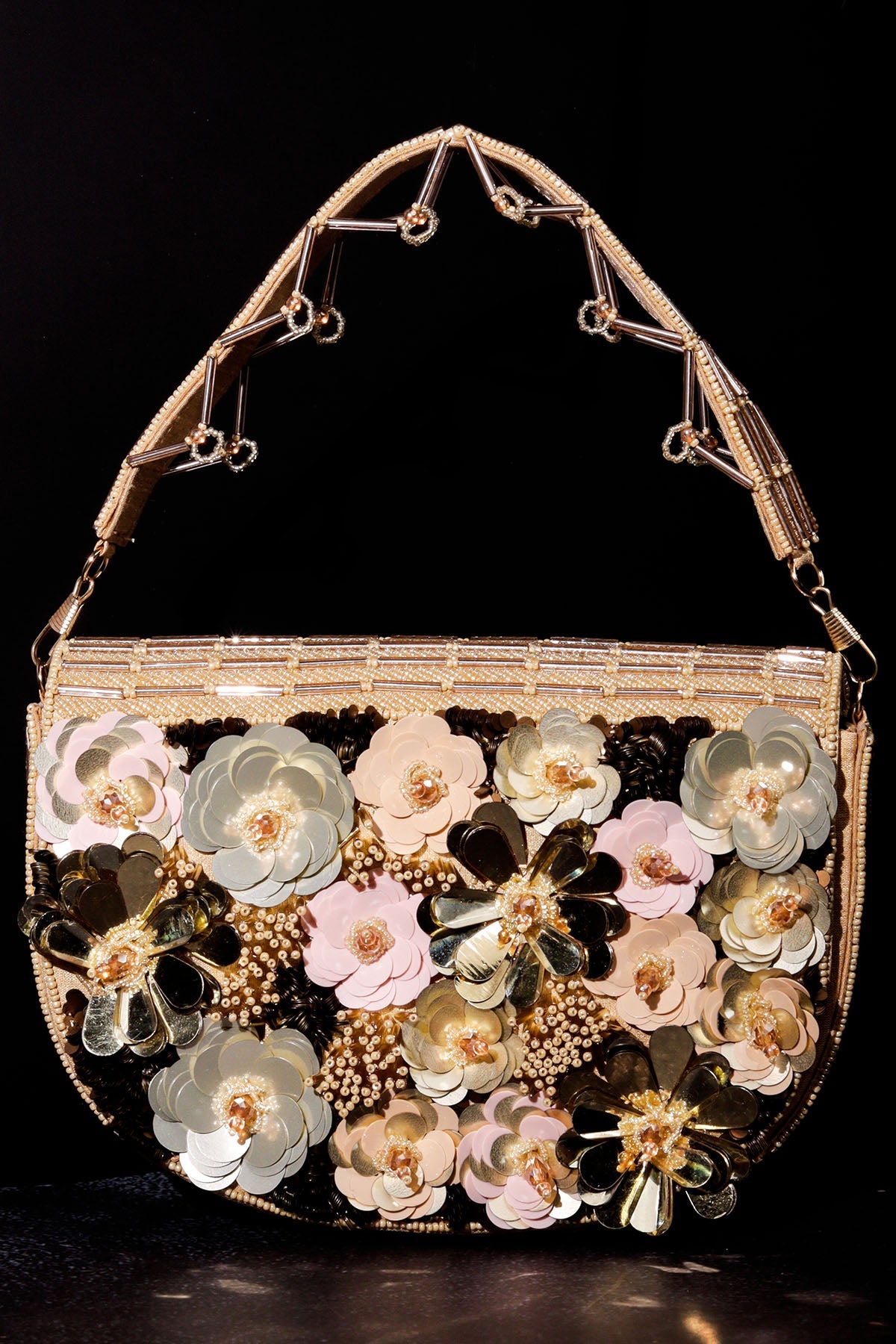 Buy Multicolor Floral Hand Clutch for women by the Purple sack online available at scrollnshops
