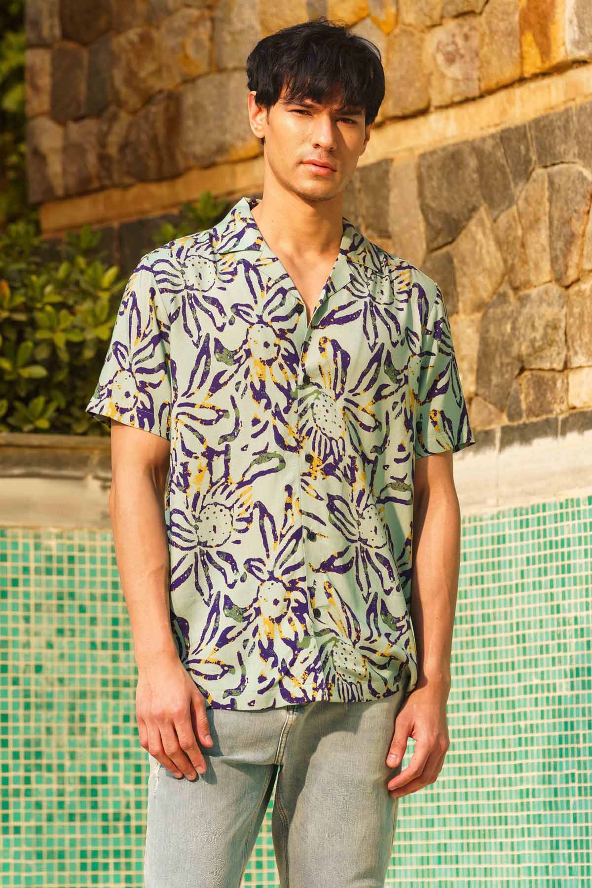 Multicolor Floral Print Shirt