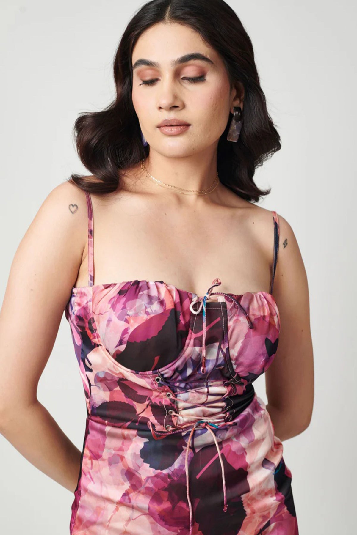 Multicolor Floral Printed Dress