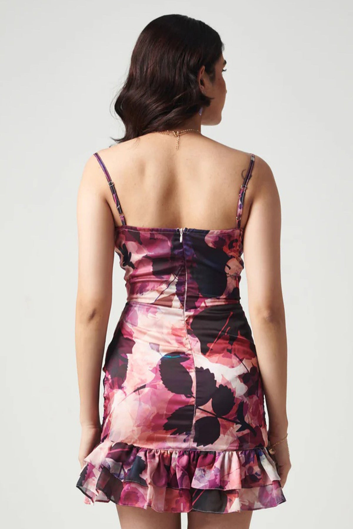 Multicolor Floral Printed Dress