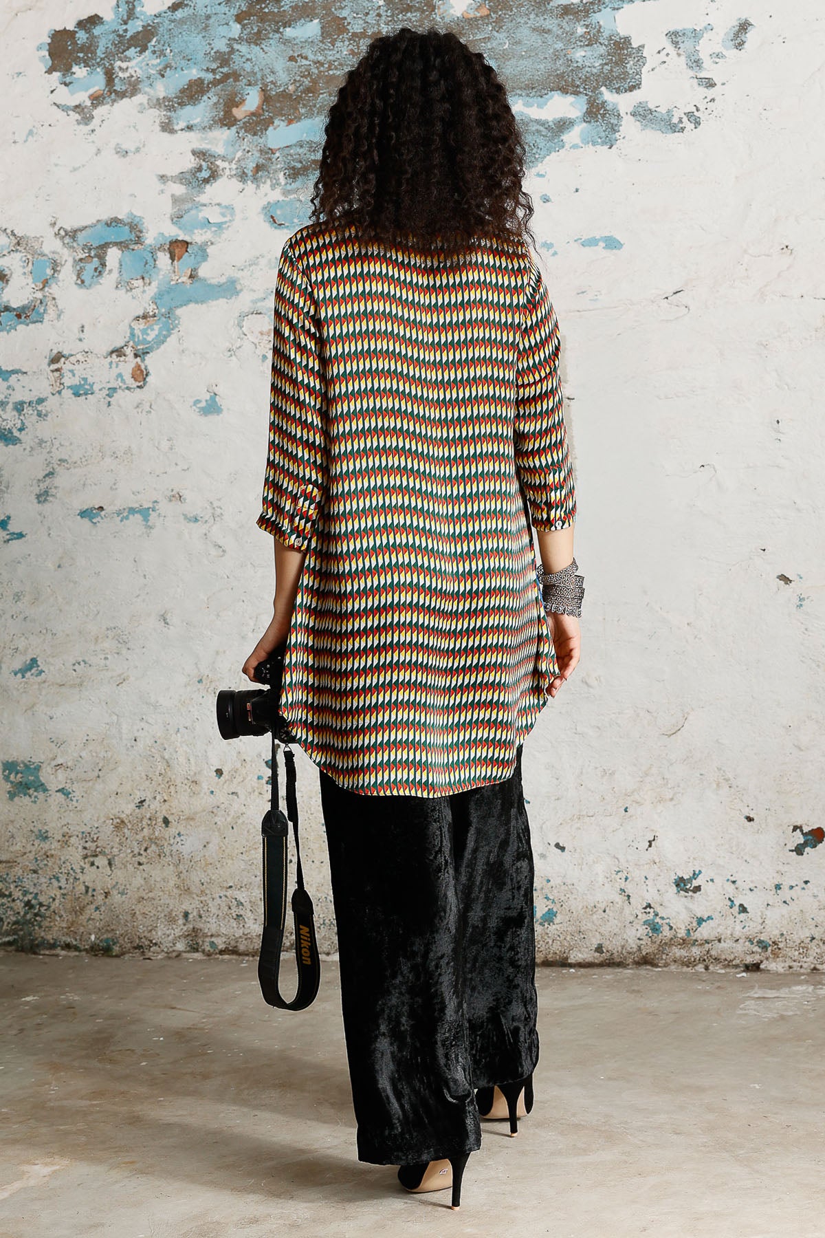 Multicolor Flower Printed Shirt