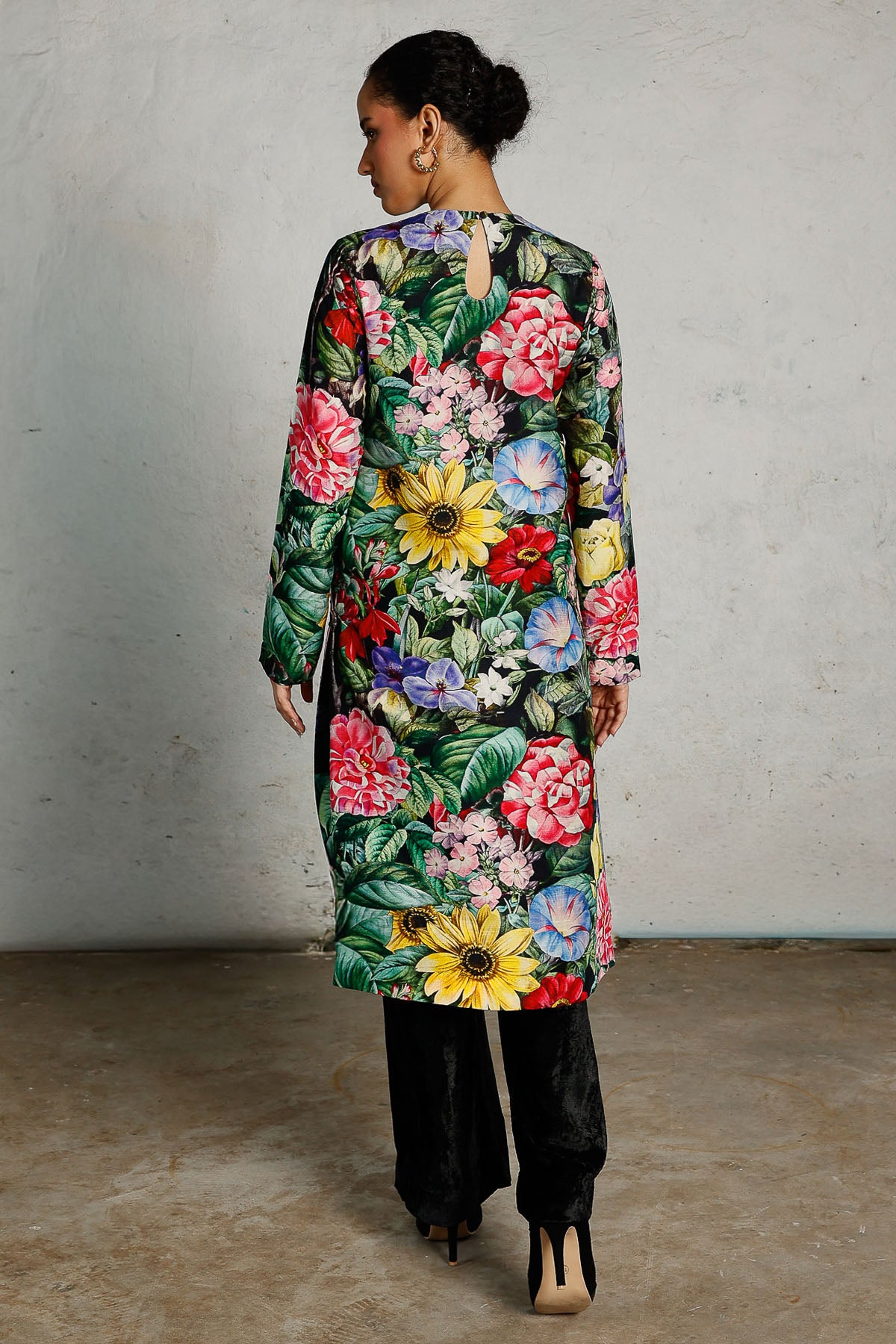 Multicolor Gold Sequins Kurta