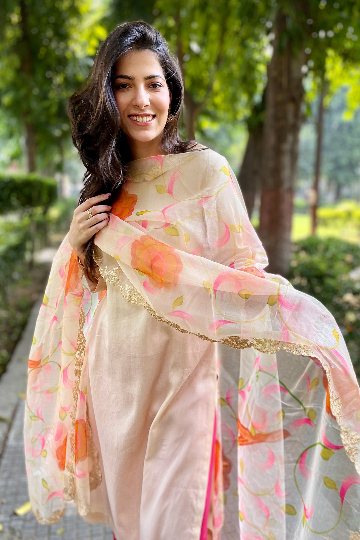 Multicolor Gota Patti Kurta Set