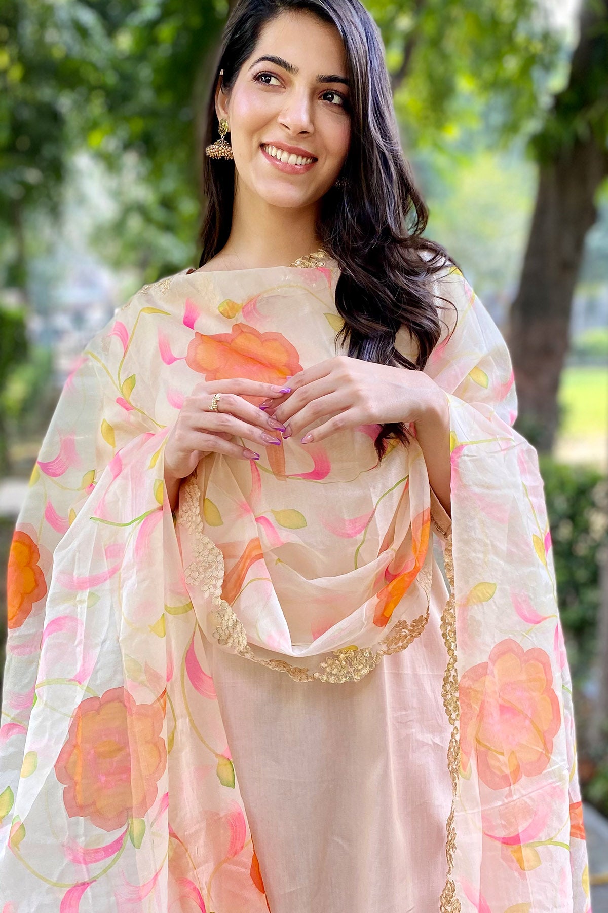 Multicolor Gota Patti Kurta Set