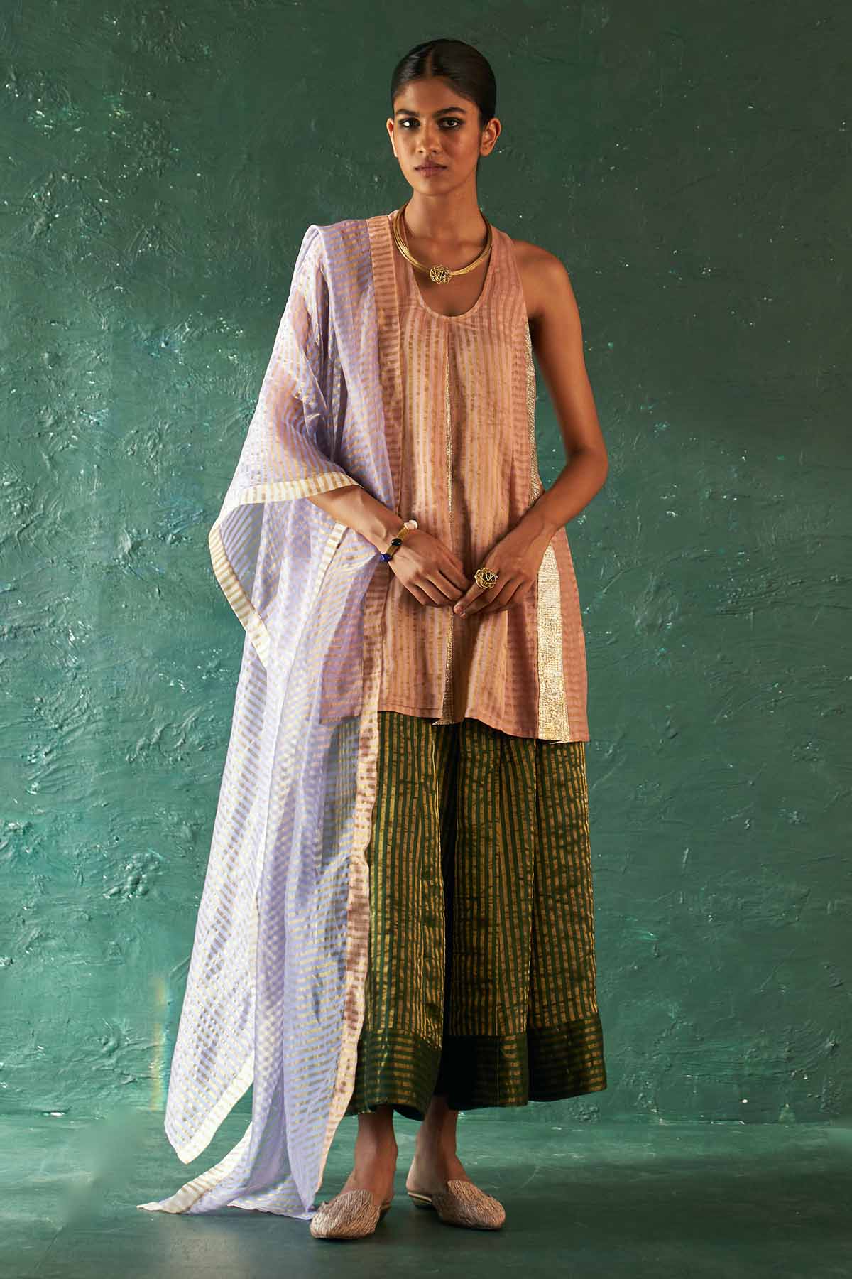 Buy Multicolor Halter Neck Kurta Set Online