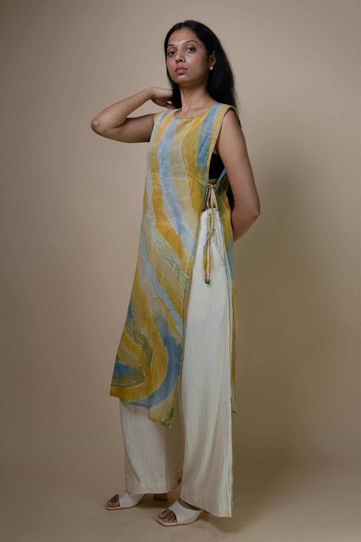 Multicolor Hand Painted Bib