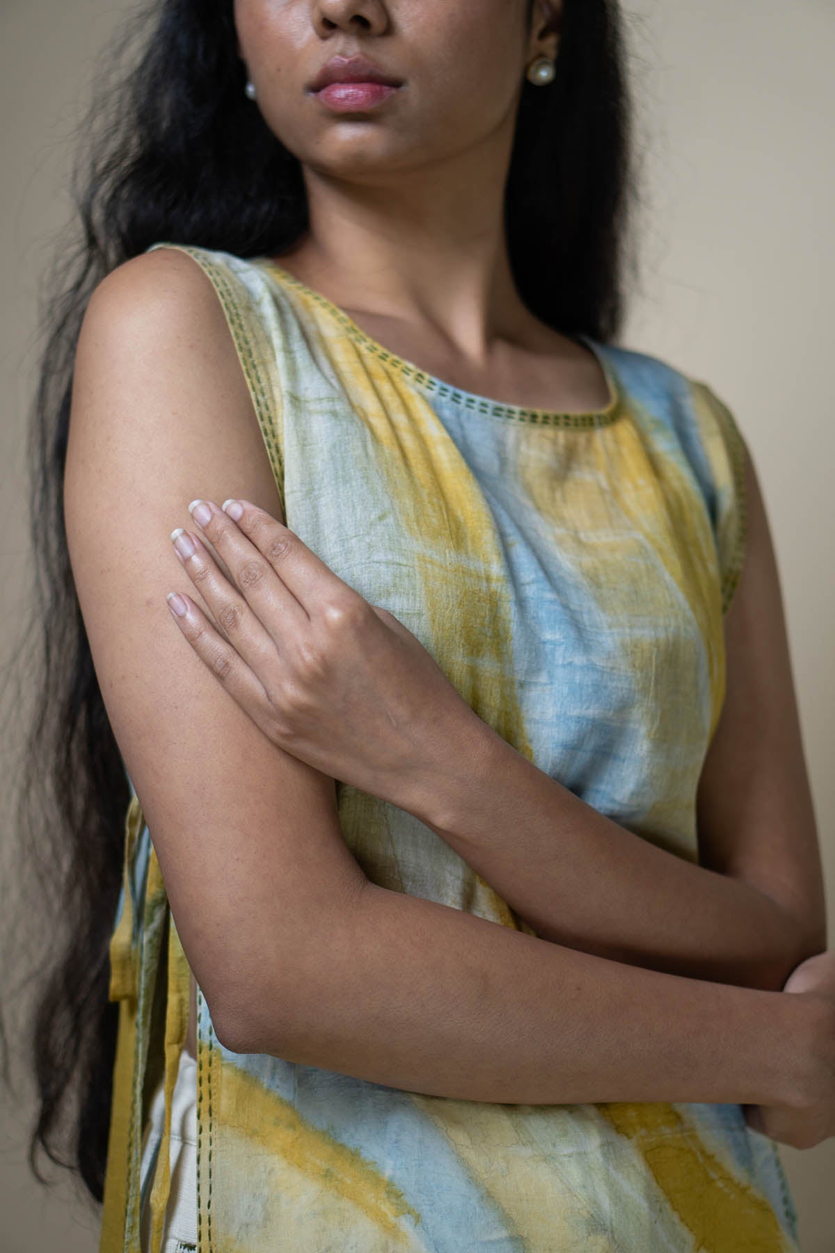 Multicolor Hand Painted Bib