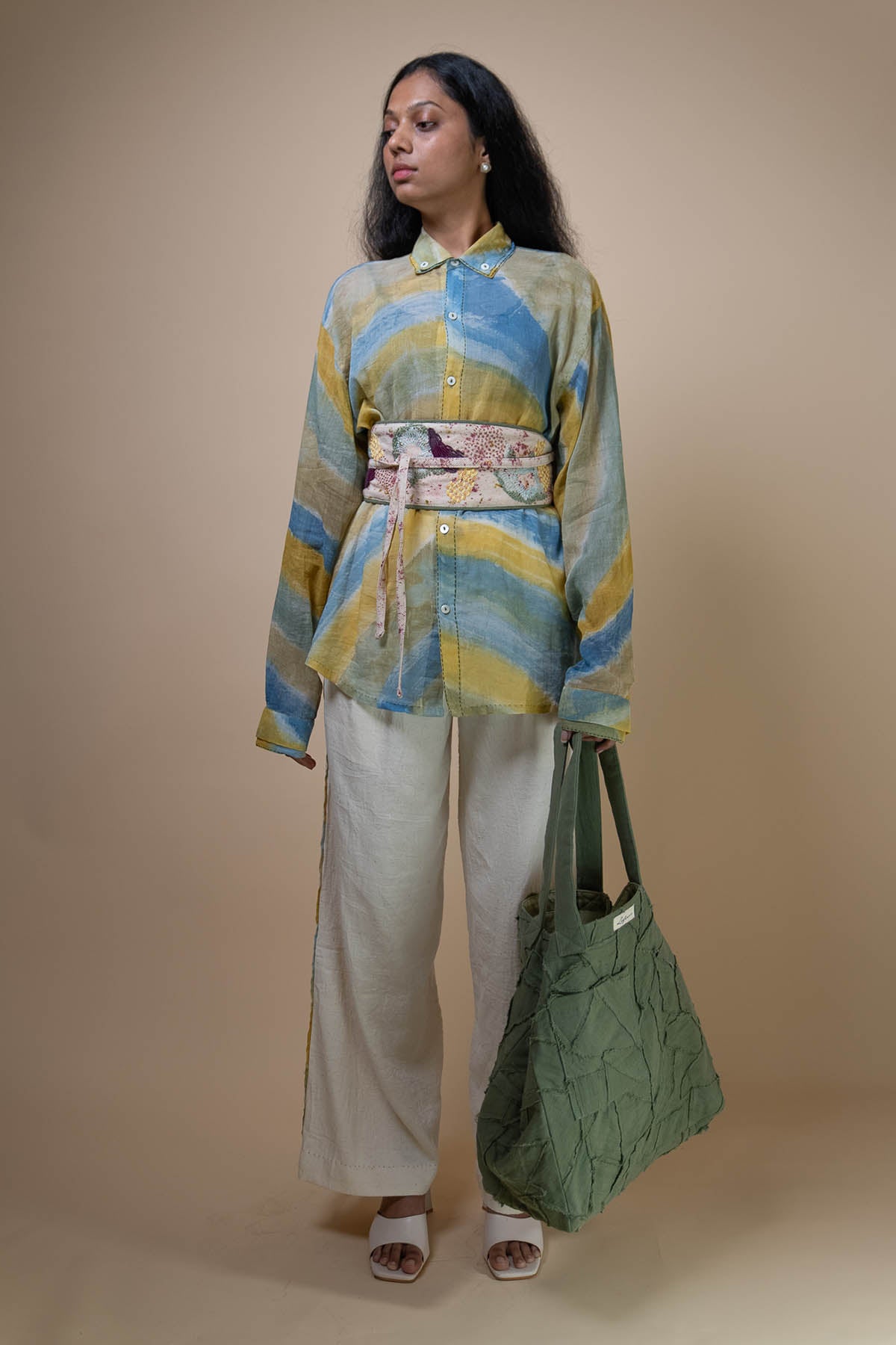 Multicolor Hand Painted Shirt