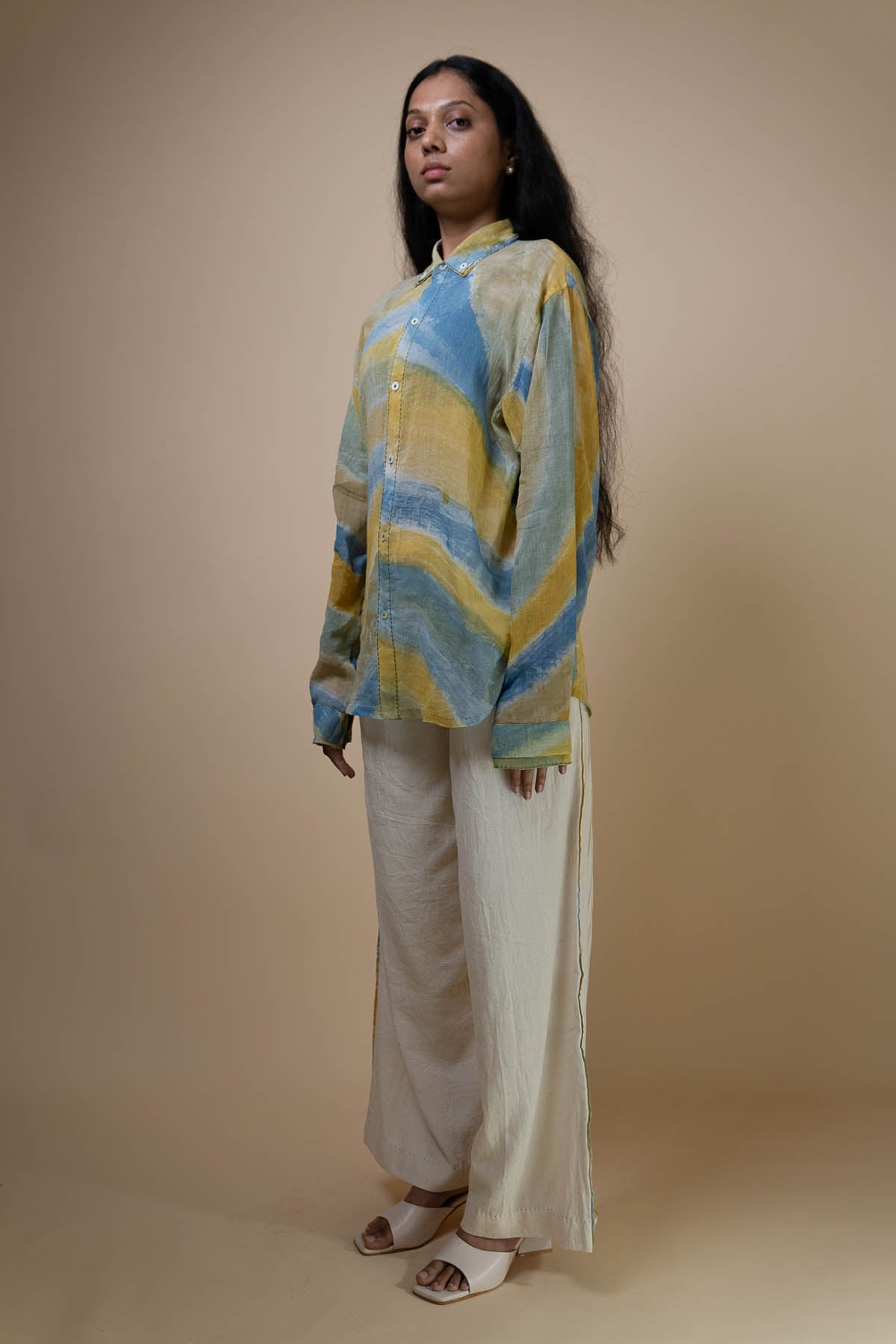 Multicolor Hand Painted Shirt