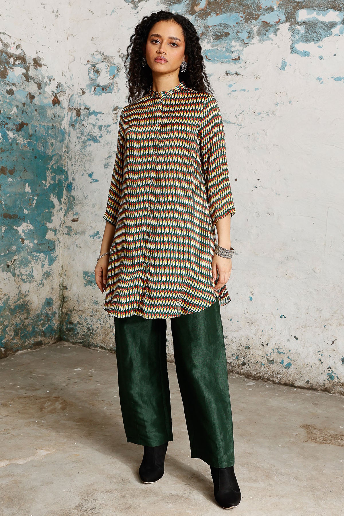 Multicolor Handcrafted Shirt