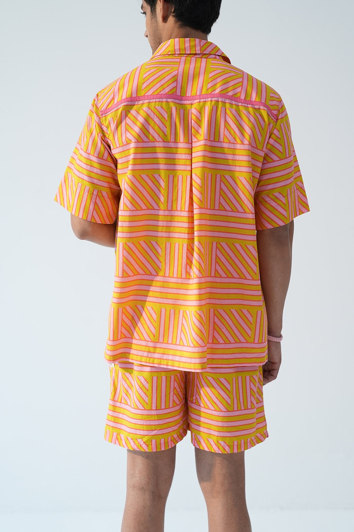 Multicolor Heavy Poplin Shorts