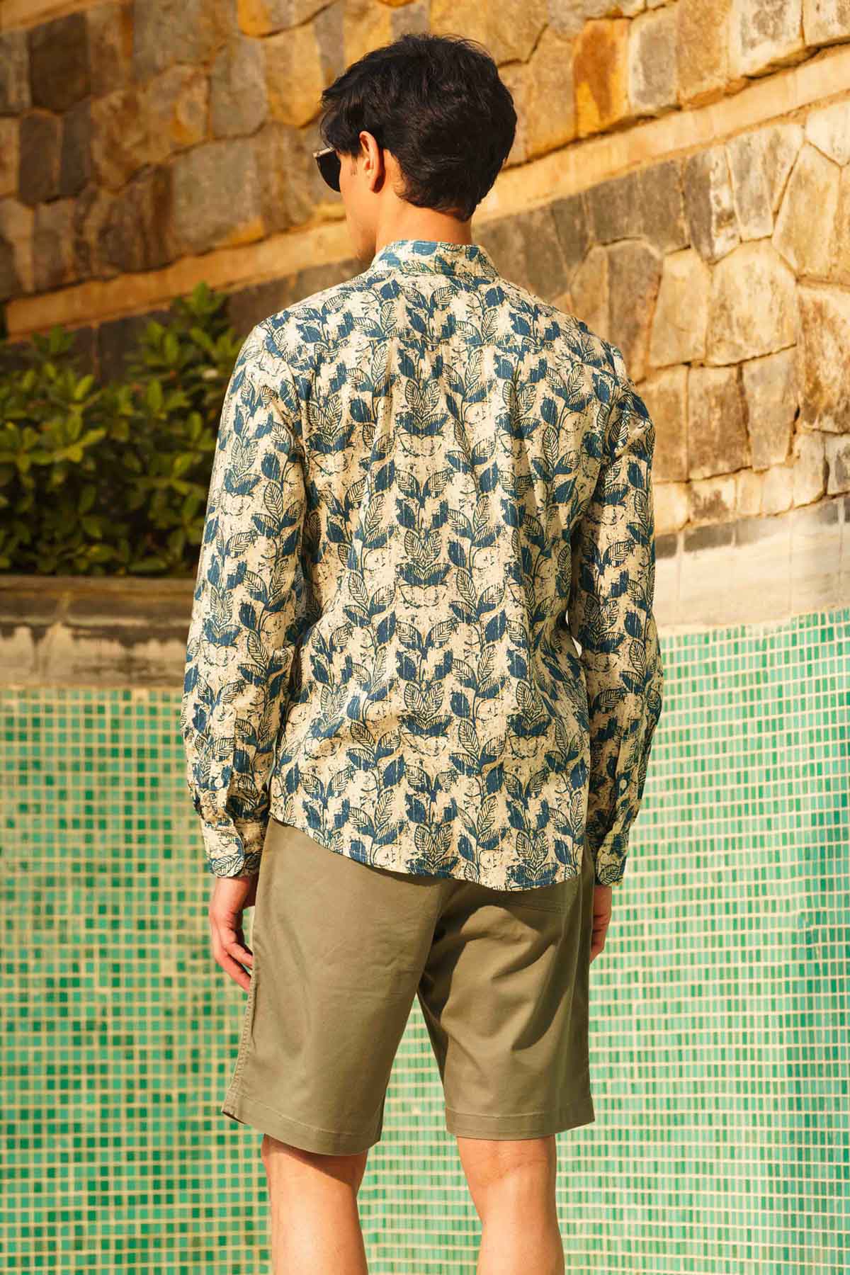 Multicolor Leaf Printed Shirt