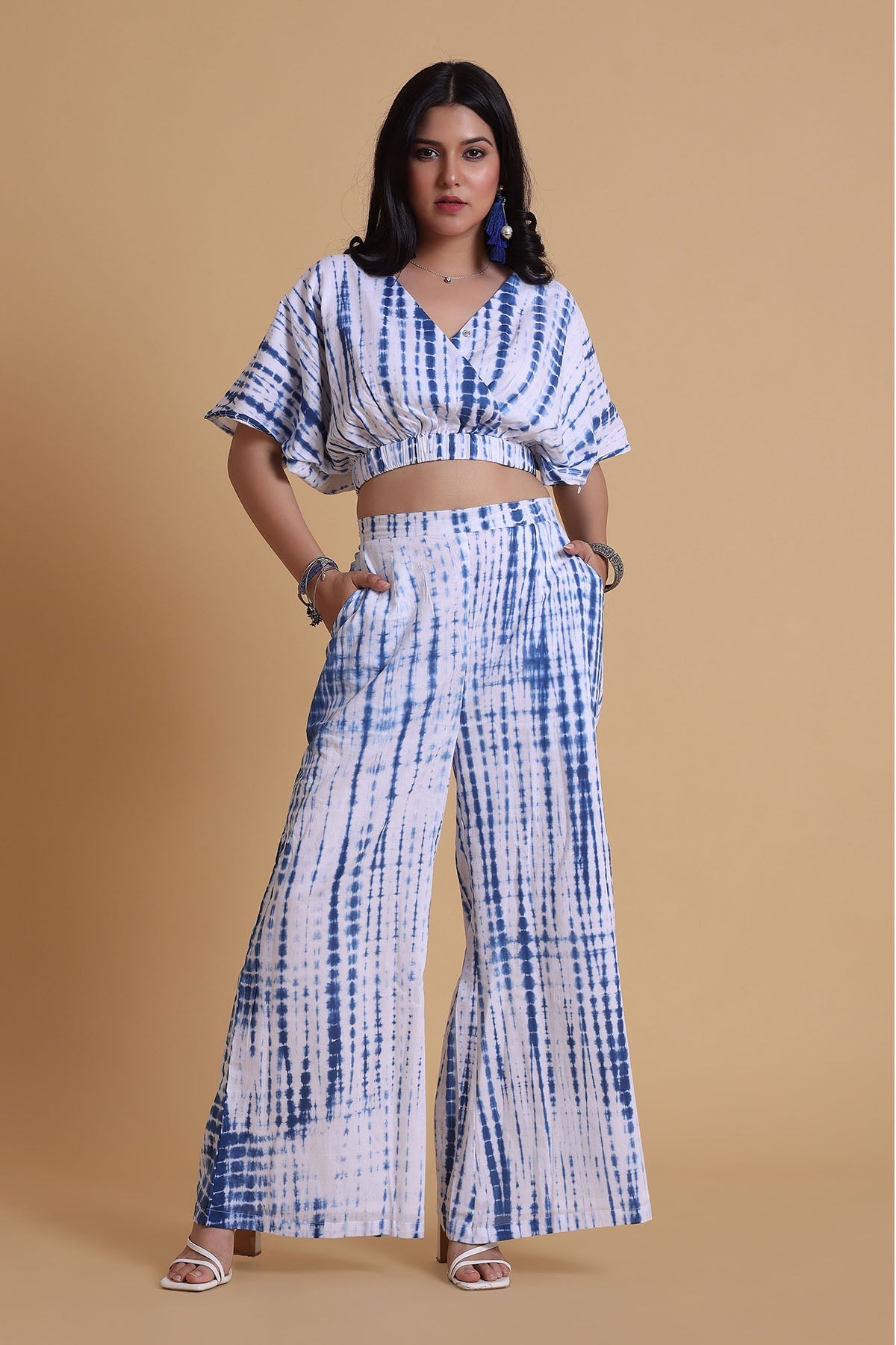 Buy Multicolor Mulmul Co-ord Set by The House Of Shes for women online at ScrollnShops